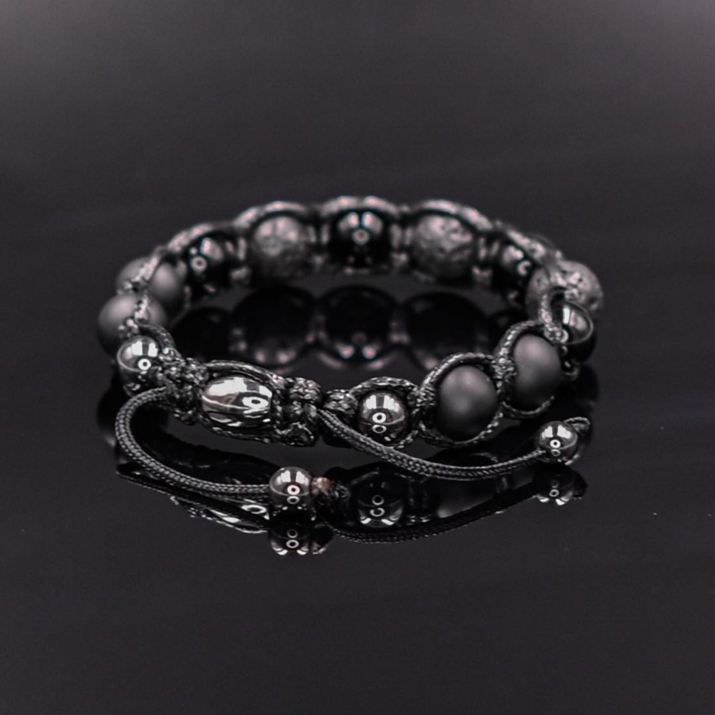 Men's Agate Bracelet Black Bracelet Onyx Beaded Bracelet Gift for Men Gemstone Bracelet Beaded Bracelet Lava Stone Bracelet Macrame - Shamballa Bracelet - Mantra Bracelet - Yoga Bracelet - Birthstone Bracelet - Gemstone Bracelet Men - Chakra Bracelet - Macrame Bracelet - Healing Bracelet - Gift for Father - Gift For Men - Valinde