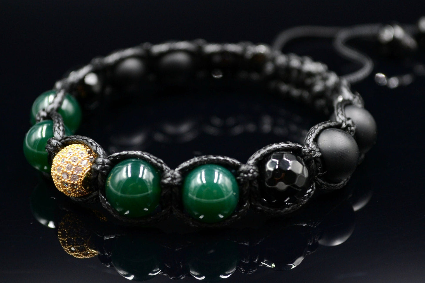 Men's Green Agate Bracelet Cubic Zirconia Bracelet Macrame Beaded Bracelet Faceted Agate Beads Bracelet Zirconia Bracelet Stone Bracelet - Shamballa Bracelet - Birthstone Bracelet - Gemstone Bracelet Men - Chakra Bracelet - Macrame Bracelet - Healing Bracelet - Valinde - Shamballa Bracelet - Birthstone Bracelet - Gemstone Bracelet Men - Chakra Bracelet - Macrame Bracelet - Healing Bracelet - Valinde