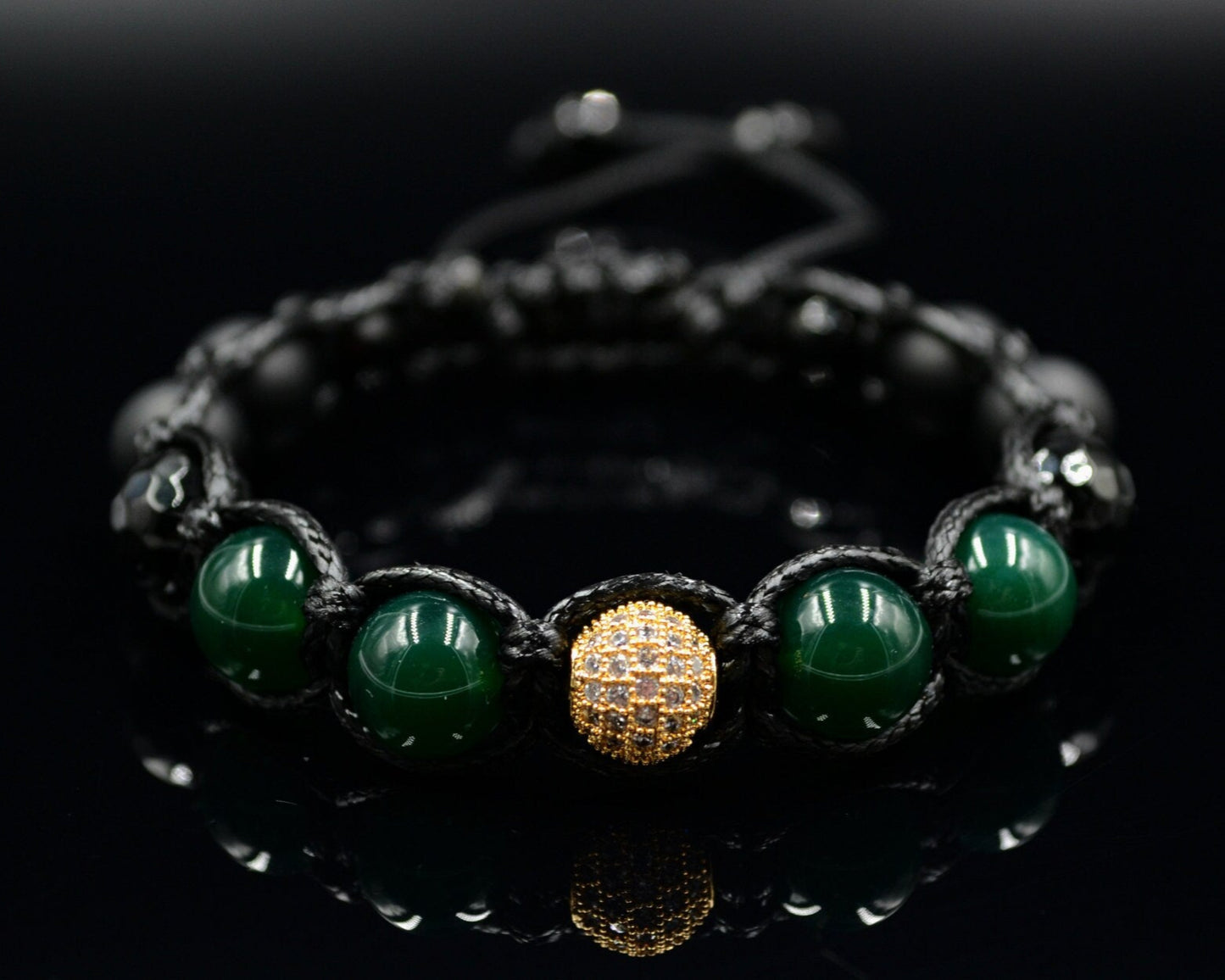 Men's Green Agate Bracelet Cubic Zirconia Bracelet Macrame Beaded Bracelet Faceted Agate Beads Bracelet Zirconia Bracelet Stone Bracelet - Shamballa Bracelet - Birthstone Bracelet - Gemstone Bracelet Men - Chakra Bracelet - Macrame Bracelet - Healing Bracelet - Valinde - Shamballa Bracelet - Birthstone Bracelet - Gemstone Bracelet Men - Chakra Bracelet - Macrame Bracelet - Healing Bracelet - Valinde