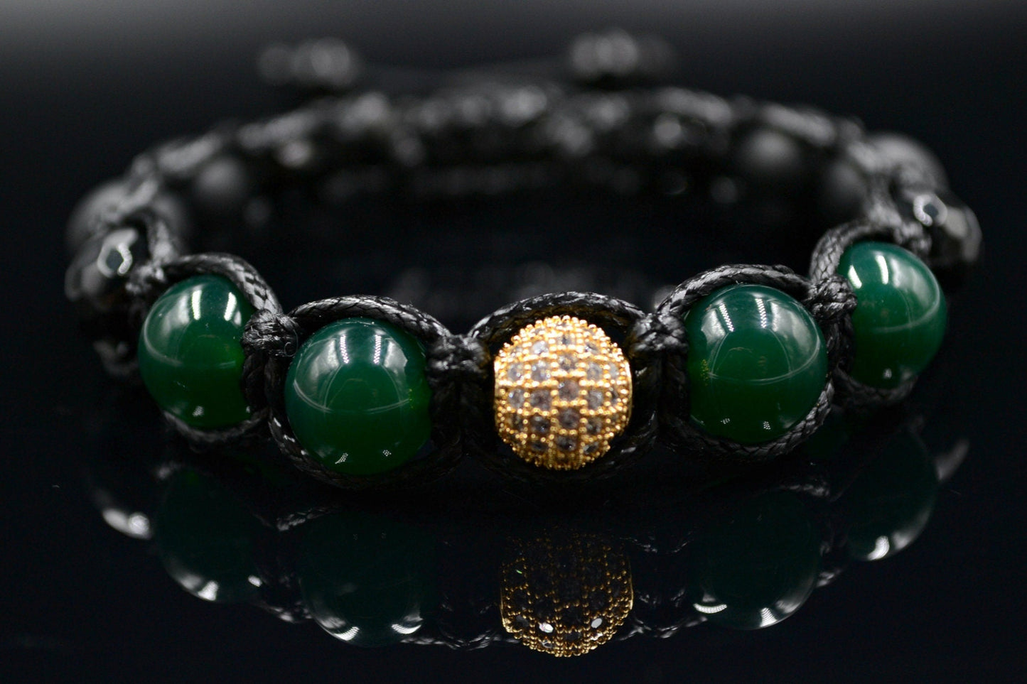Men's Green Agate Bracelet Cubic Zirconia Bracelet Macrame Beaded Bracelet Faceted Agate Beads Bracelet Zirconia Bracelet Stone Bracelet - Shamballa Bracelet - Birthstone Bracelet - Gemstone Bracelet Men - Chakra Bracelet - Macrame Bracelet - Healing Bracelet - Valinde - Shamballa Bracelet - Birthstone Bracelet - Gemstone Bracelet Men - Chakra Bracelet - Macrame Bracelet - Healing Bracelet - Valinde