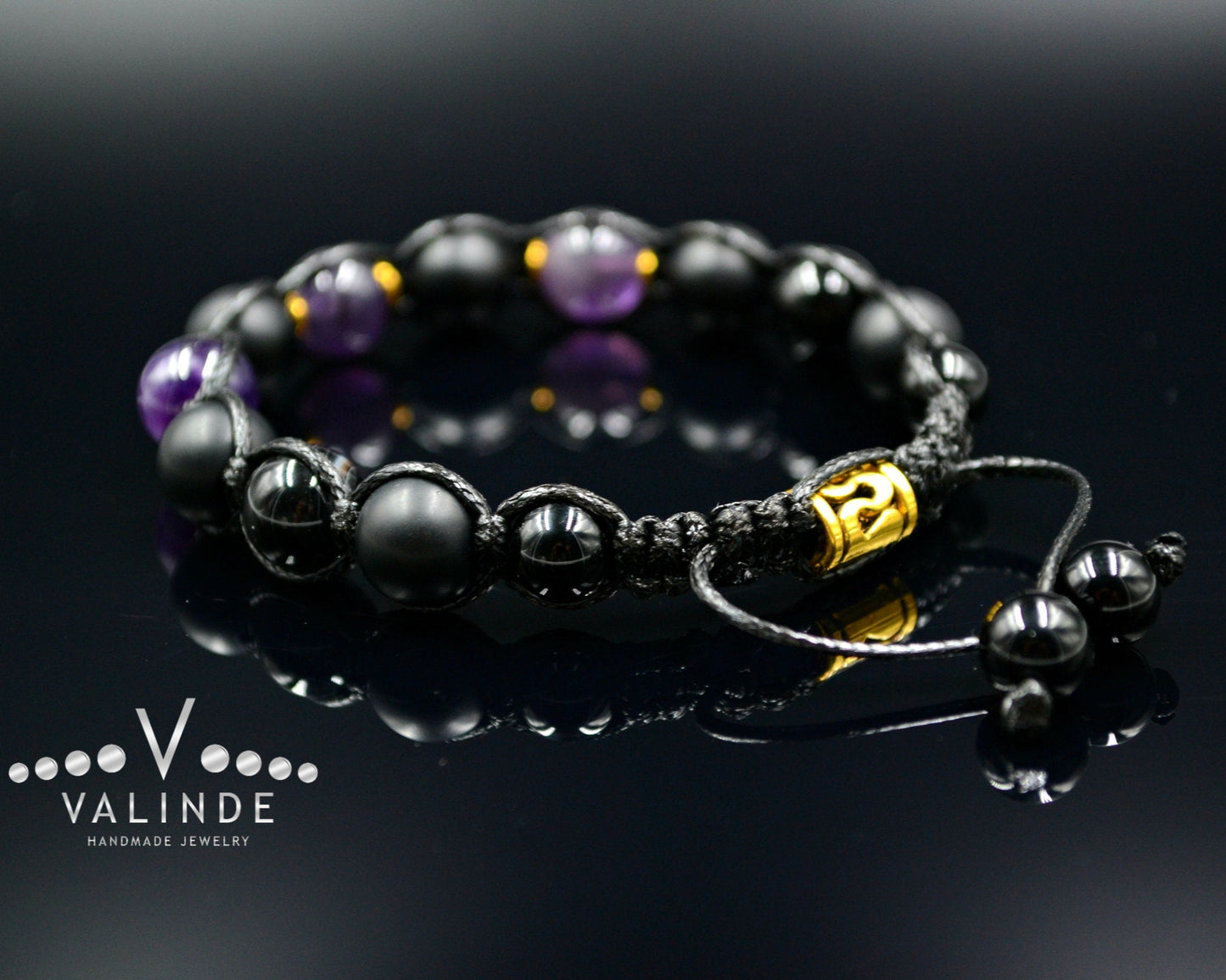 Men's Amethyst Bracelet Gemstone Bracelet Beaded Bracelet Gift for Men Macrame Bracelet Onyx Bracelet Agate Bracelet Adjustable Bracelett - Shamballa Bracelet - Birthstone Bracelet - Gemstone Bracelet Men - Chakra Bracelet - Macrame Bracelet - Healing Bracelet - Valinde - Shamballa Bracelet - Birthstone Bracelet - Gemstone Bracelet Men - Chakra Bracelet - Macrame Bracelet - Healing Bracelet - Valinde