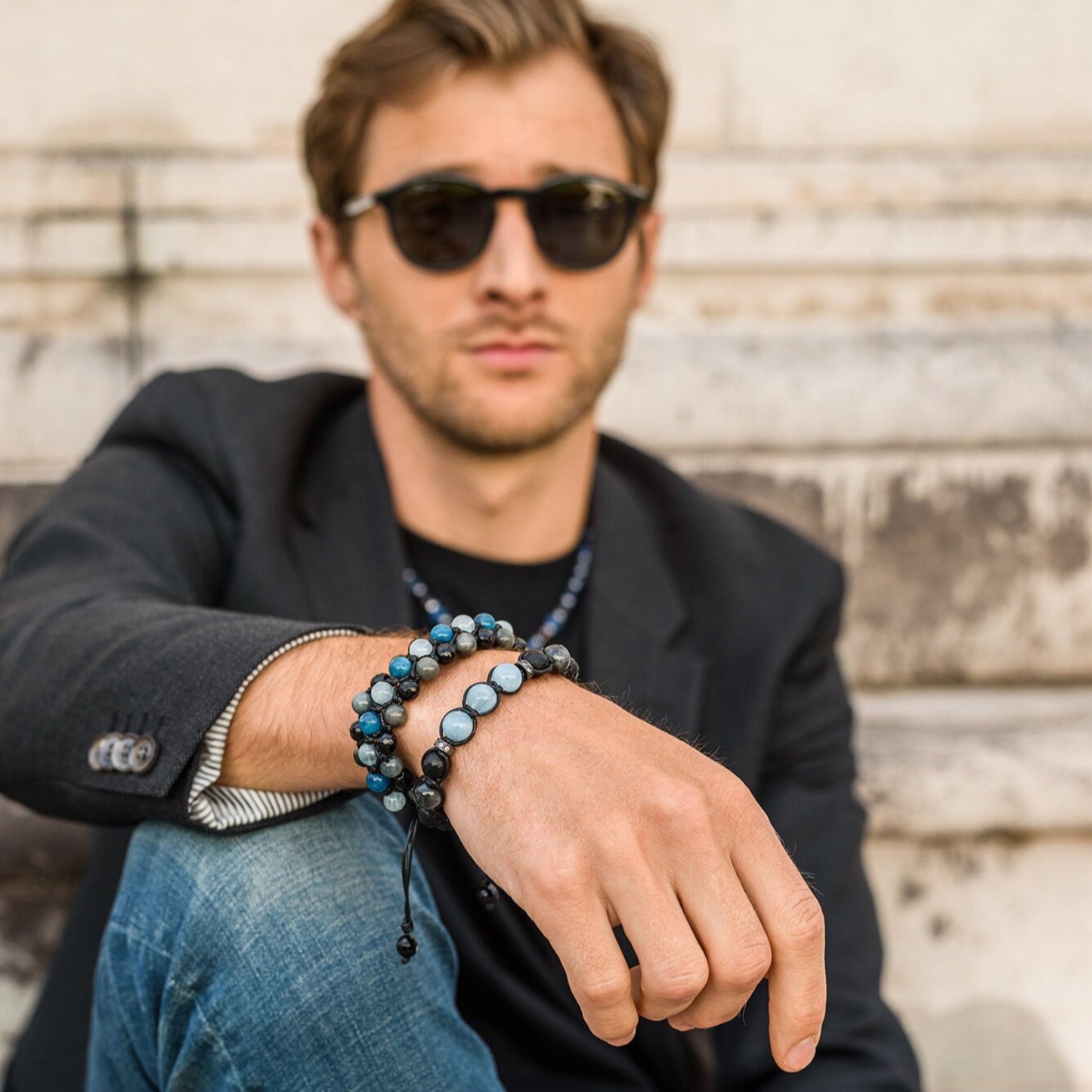 Men's Amethyst Bracelet Gemstone Bracelet Beaded Bracelet Gift for Men Macrame Bracelet Onyx Bracelet Agate Bracelet Adjustable Bracelett - Shamballa Bracelet - Birthstone Bracelet - Gemstone Bracelet Men - Chakra Bracelet - Macrame Bracelet - Healing Bracelet - Valinde - Shamballa Bracelet - Birthstone Bracelet - Gemstone Bracelet Men - Chakra Bracelet - Macrame Bracelet - Healing Bracelet - Valinde