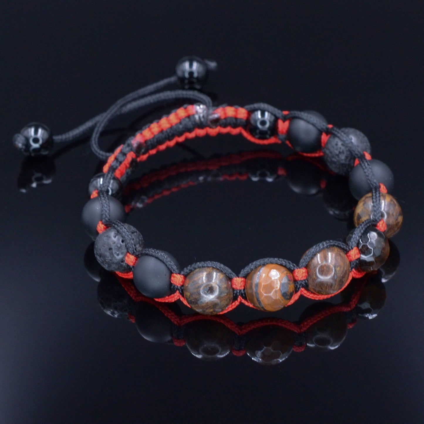 Men's Braided Bracelet / Bronzite Bracelet / Black Onyx Bracelet /Tiger's Eye Bracelet / Gift for Men / Adjustable Macrame Bracelet - Shamballa Bracelet - Birthstone Bracelet - Gemstone Bracelet Men - Chakra Bracelet - Macrame Bracelet - Healing Bracelet - Valinde - Shamballa Bracelet - Birthstone Bracelet - Gemstone Bracelet Men - Chakra Bracelet - Macrame Bracelet - Healing Bracelet - Valinde