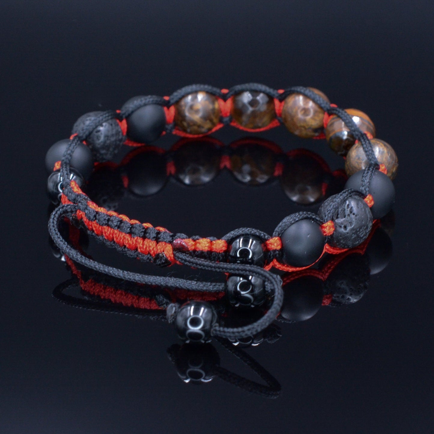 Men's Braided Bracelet / Bronzite Bracelet / Black Onyx Bracelet /Tiger's Eye Bracelet / Gift for Men / Adjustable Macrame Bracelet - Shamballa Bracelet - Birthstone Bracelet - Gemstone Bracelet Men - Chakra Bracelet - Macrame Bracelet - Healing Bracelet - Valinde - Shamballa Bracelet - Birthstone Bracelet - Gemstone Bracelet Men - Chakra Bracelet - Macrame Bracelet - Healing Bracelet - Valinde