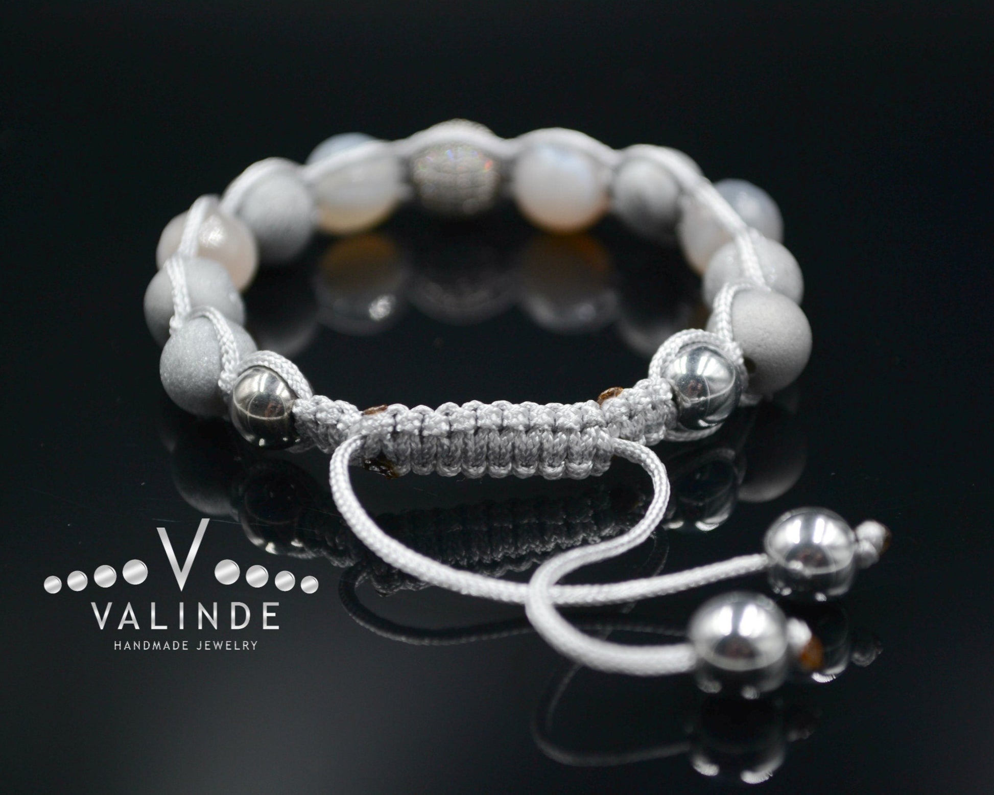 Natural Agate Bracelet Men's CZ Bracelet Braided Bracelet Druzy Agate Bracelet Crystal Bracelet Gift for Men Adjustable Macrame Bracelet - Shamballa Bracelet - Birthstone Bracelet - Gemstone Bracelet Men - Chakra Bracelet - Macrame Bracelet - Healing Bracelet - Valinde - Shamballa Bracelet - Birthstone Bracelet - Gemstone Bracelet Men - Chakra Bracelet - Macrame Bracelet - Healing Bracelet - Valinde