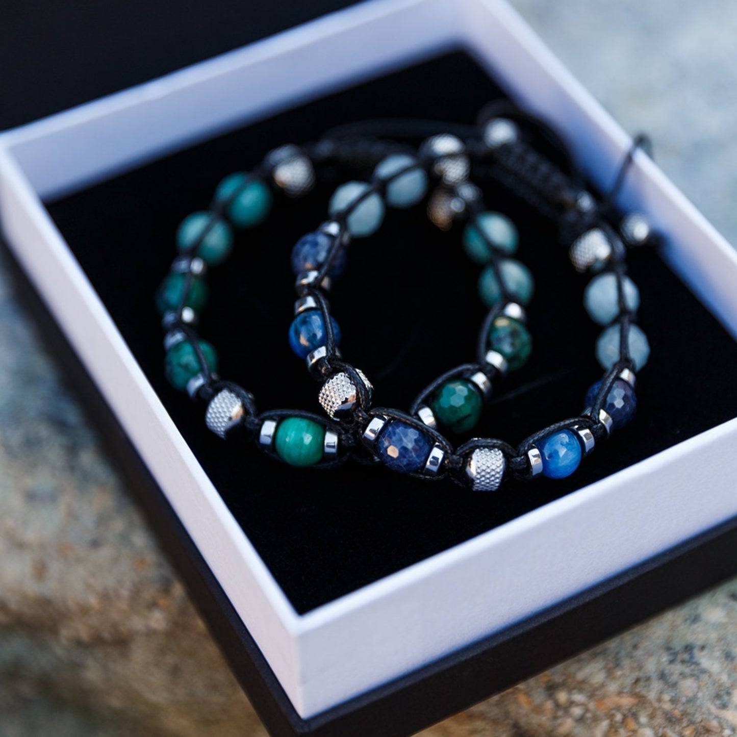 Genuine Emerald Bracelet for Men - Men's Gemstone Bead Bracelet - Amazonite Malachite Adjustable Bracelet - Gift for Men - Steel Bracelet - Shamballa Bracelet - Birthstone Bracelet - Gemstone Bracelet Men - Chakra Bracelet - Macrame Bracelet - Healing Bracelet - Valinde - Shamballa Bracelet - Birthstone Bracelet - Gemstone Bracelet Men - Chakra Bracelet - Macrame Bracelet - Healing Bracelet - Valinde