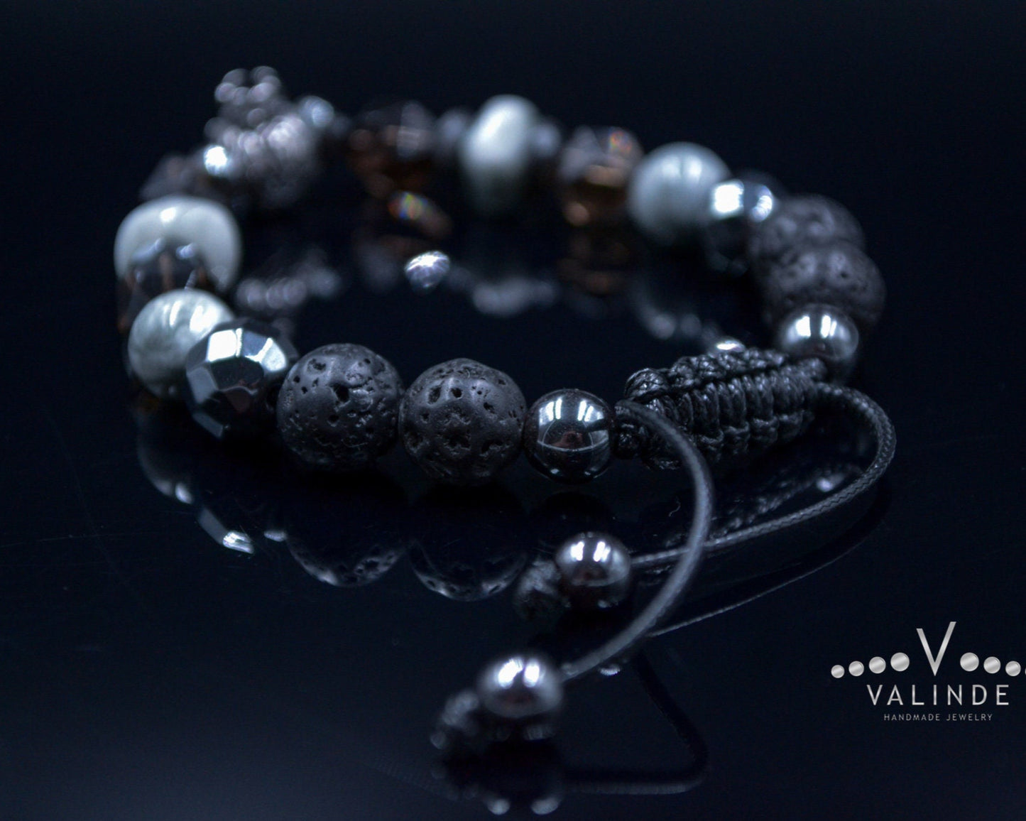 Men's Lion Bracelet Hawk's Eye and Hematite Beads Bracelet Steel Lion Head Bracelet Gift for Men Crystal Bracelet Adjustable Bracelet - Shamballa Bracelet - Mantra Bracelet - Birthstone Bracelet - Gemstone Bracelet Men - Chakra Bracelet - Macrame Bracelet - Healing Bracelet - Valinde
