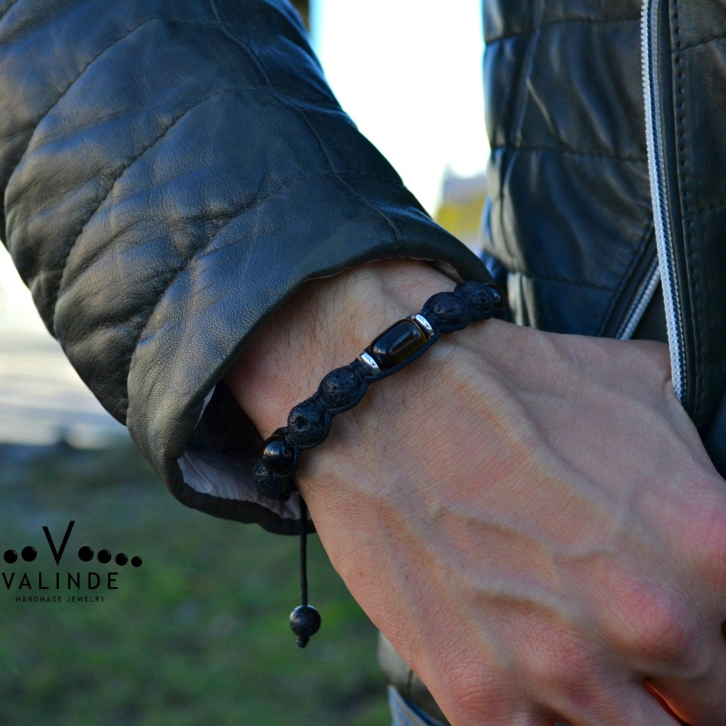 Men's Matte Agate Bracelet Beaded Bracelet Smoky Quartz Bracelet Gemstone Bracelet Macrame Bracelet - Shamballa Bracelet - Mantra Bracelet - Birthstone Bracelet - Gemstone Bracelet Men - Chakra Bracelet - Macrame Bracelet - Healing Bracelet - Valinde
