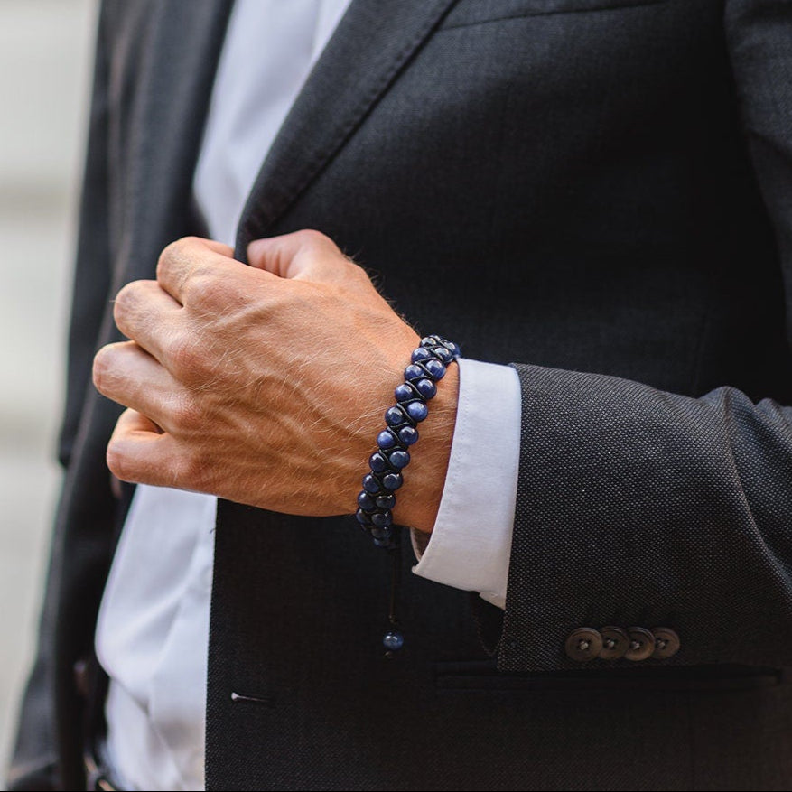 Genuine Kyanite Bracelet Men's Double Row Macrame Bracelet Gift for Men Blue Kyanite Beads Bracelet Man STone Bracelet Adjustable Bracelet -
Shamballa Bracelet - Birthstone Bracelet - Gemstone Bracelet Men - Chakra Bracelet - Macrame Bracelet - Healing Bracelet - Valinde