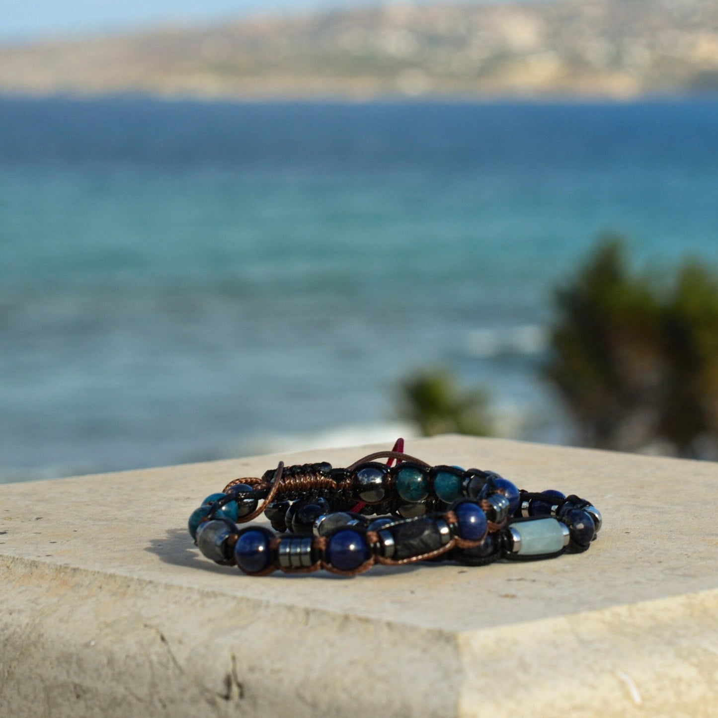 Men's Blue Kyanite Bracelet Black Tourmaline Bead Bracelet Gift for Men Apatite and Labradorite Bracelet Crystal Bracelet Luxury Gift - Shamballa Bracelet - Birthstone Bracelet - Gemstone Bracelet Men - Chakra Bracelet - Macrame Bracelet - Healing Bracelet - Valinde - Shamballa Bracelet - Birthstone Bracelet - Gemstone Bracelet Men - Chakra Bracelet - Macrame Bracelet - Healing Bracelet - Valinde