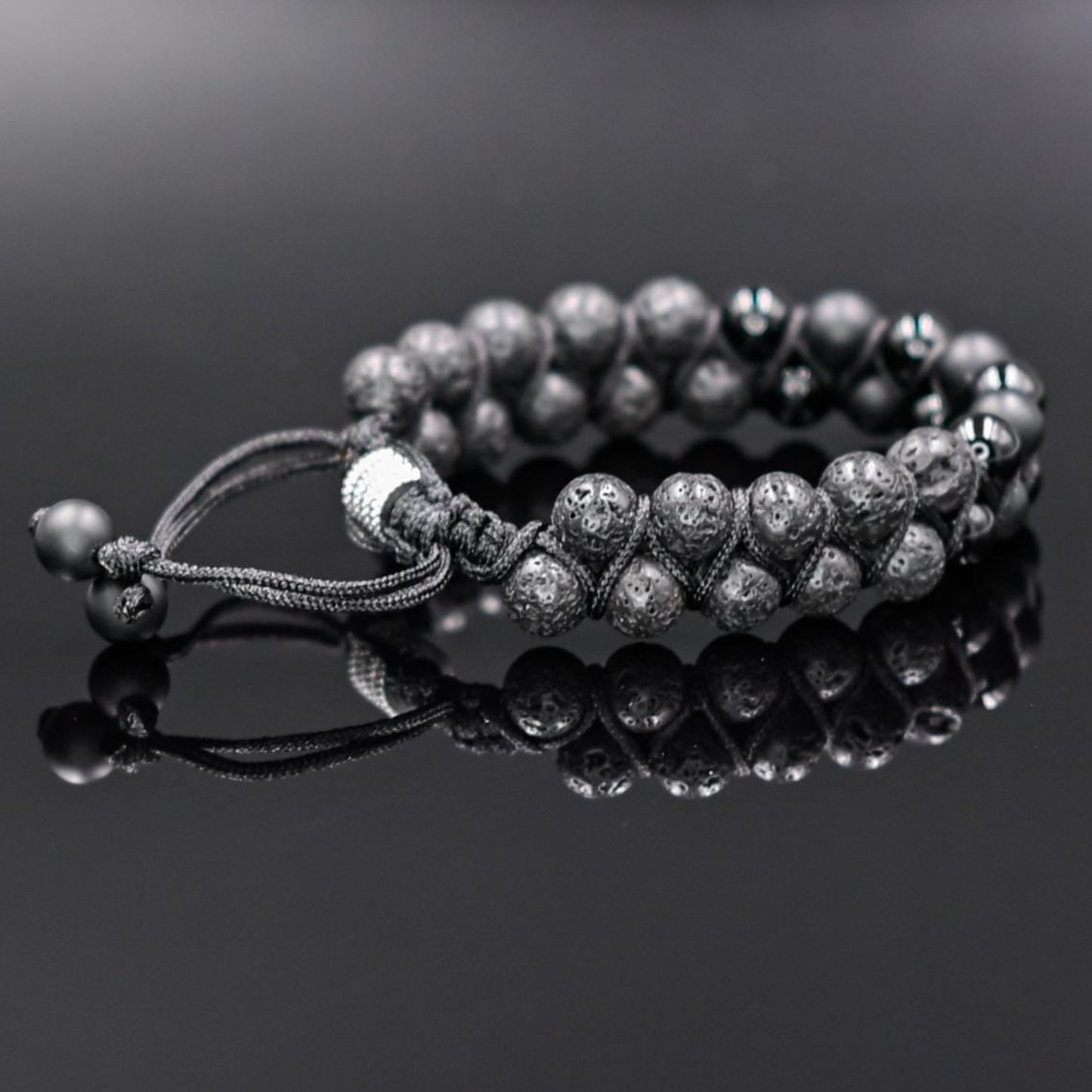 Double Stone Bracelet Men's Agate Bracelet Beaded Bracelet Lava Stone Bracelet Gift for Men Gemstone Bracelet Onyx Macrame Bracelet- Shamballa Bracelet - Mantra Bracelet - Yoga Bracelet - Birthstone Bracelet - Gemstone Bracelet Men - Chakra Bracelet - Macrame Bracelet - Healing Bracelet - Gift for Father - Gift For Men - Valinde