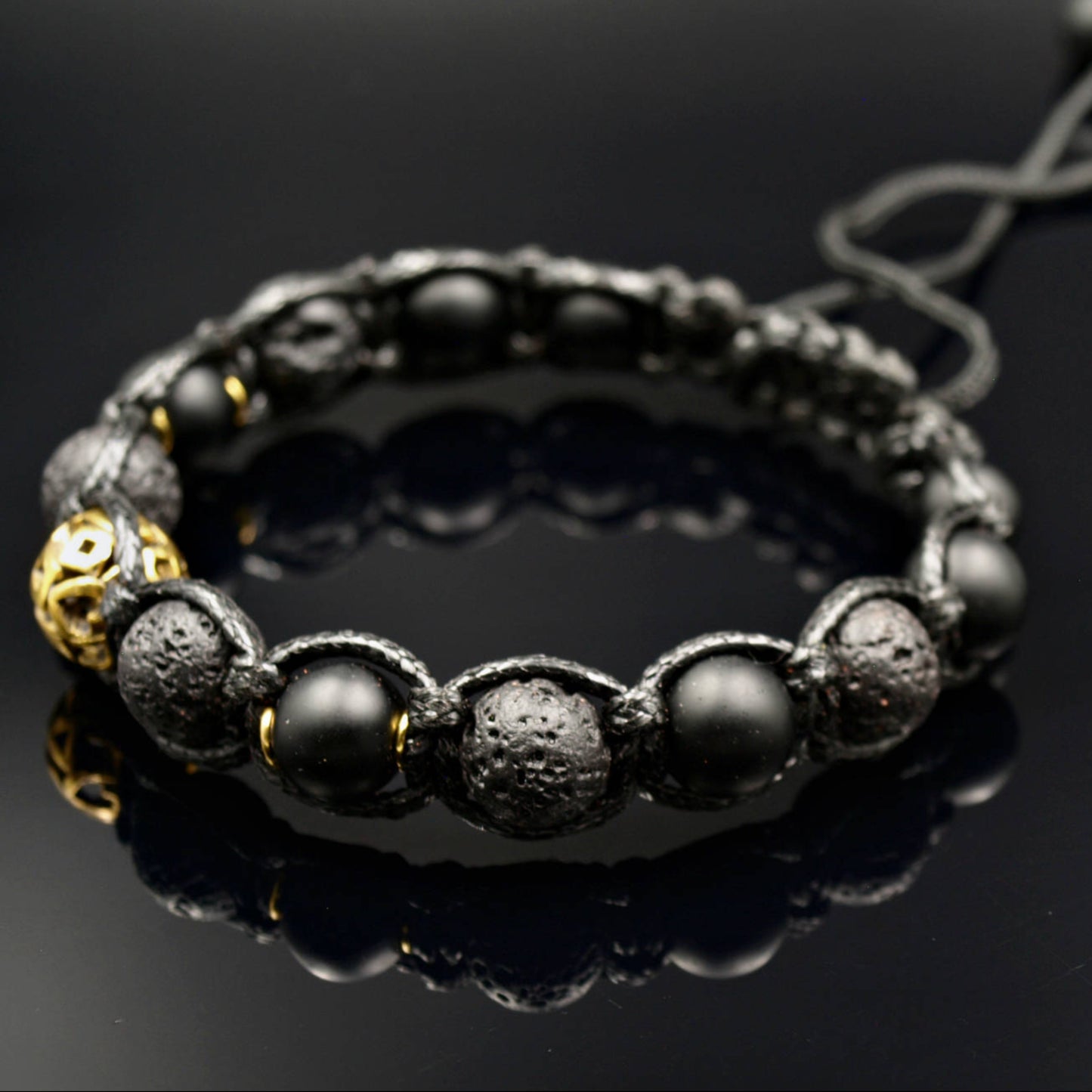 Men's Stone Bracelet Lava Stone Bracelet Gemstone Bracelet Fathers Day Gift Gift for Men Onyx Bracelet Beaded Bracelet Macrame Bracelet - Shamballa Bracelet - Birthstone Bracelet - Gemstone Bracelet Men - Chakra Bracelet - Macrame Bracelet - Healing Bracelet - Valinde - Shamballa Bracelet - Birthstone Bracelet - Gemstone Bracelet Men - Chakra Bracelet - Macrame Bracelet - Healing Bracelet - Valinde