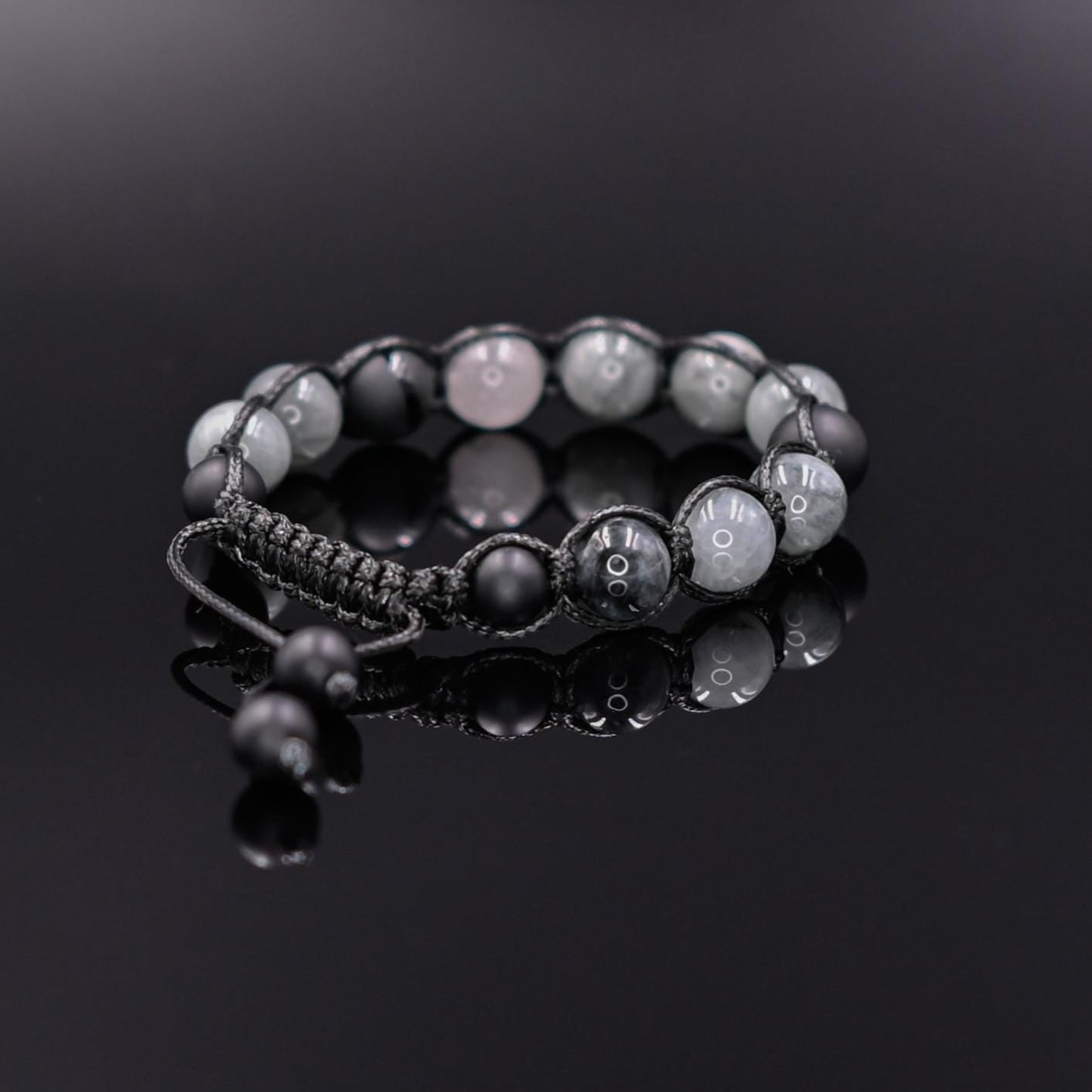 Men's Hawk Eye Bracelet Grey Hawk's Eye Bead Bracelet Onyx Bracelet Gift for Men Macrame Stone Bracelet Adjustable Bracelet Premium Gemstone- Shamballa Bracelet - Mantra Bracelet - Yoga Bracelet - Birthstone Bracelet - Gemstone Bracelet Men - Chakra Bracelet - Macrame Bracelet - Healing Bracelet - Gift for Father - Gift For Men - Valinde