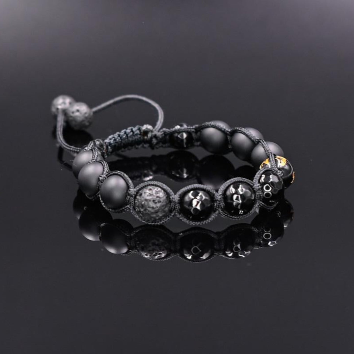 Men's Mantra Bracelet Tibetan Bracelet Black Macrame Bracelet Black Onyx Bracelet Agate Bracelet Gift for Men Adjustable Stone Bracelet - Shamballa Bracelet - Mantra Bracelet - Birthstone Bracelet - Gemstone Bracelet Men - Chakra Bracelet - Macrame Bracelet - Healing Bracelet - Valinde