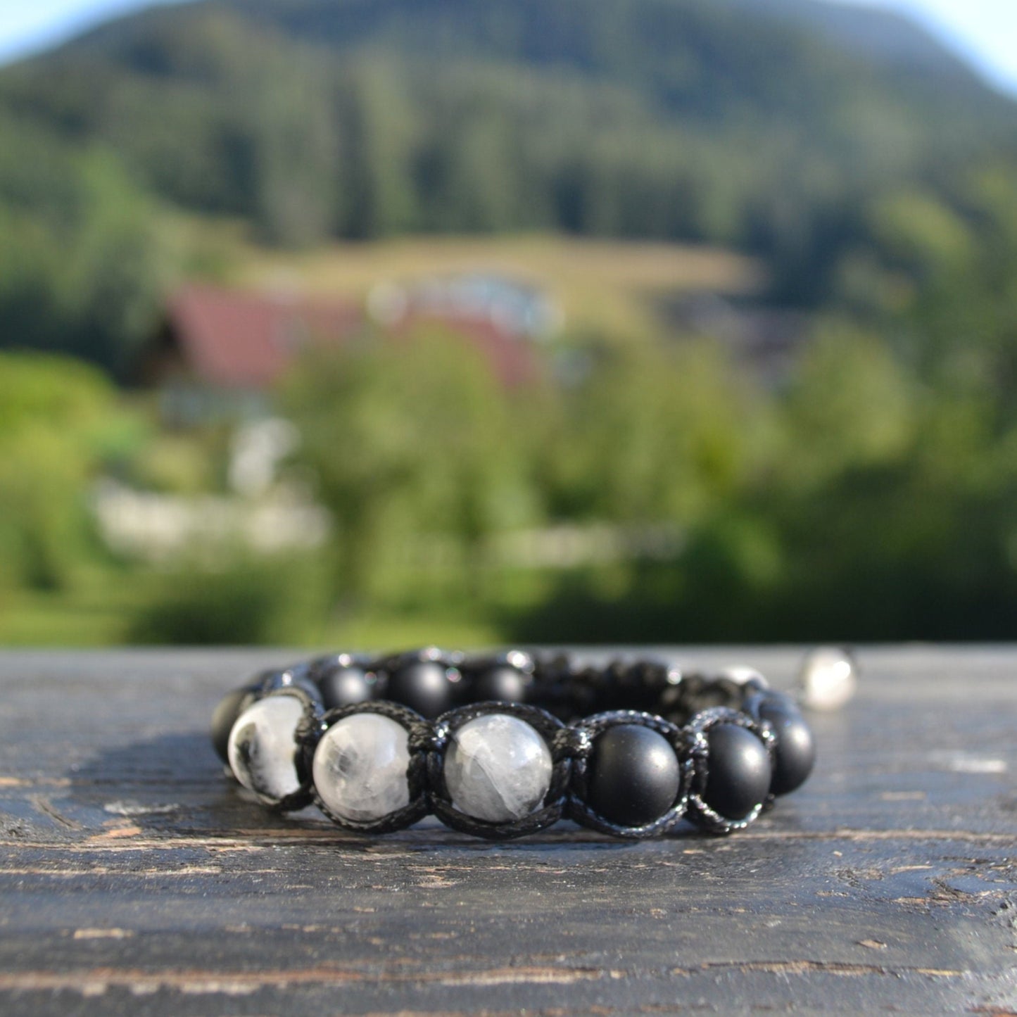 Rutilated Quartz Bracelet Men - Adjustable Macrame Bracelet - Men's Black Onyx Braided Bracelet - Gift for Men - Crystal Beaded Bracelet - Shamballa Bracelet - Birthstone Bracelet - Gemstone Bracelet Men - Chakra Bracelet - Macrame Bracelet - Healing Bracelet - Valinde - Shamballa Bracelet - Birthstone Bracelet - Gemstone Bracelet Men - Chakra Bracelet - Macrame Bracelet - Healing Bracelet - Valinde