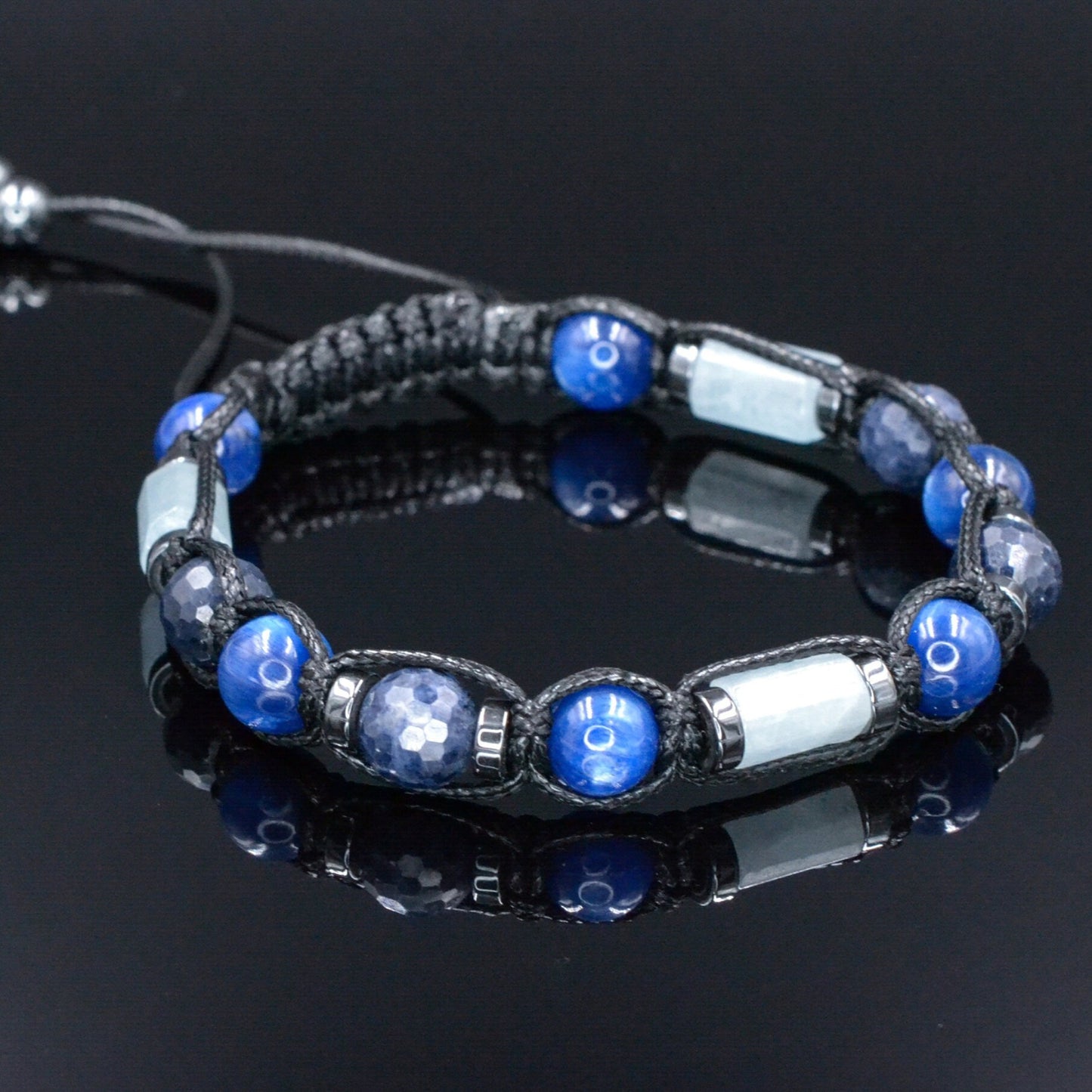 Men's Abalone Shell Bracelet Smoky Quartz Bracelet Exclusive Gemstone Bracelet Black Agate Bracelet Luxury Bracelet Crystal Bracelet For Men - Shamballa Bracelet - Birthstone Bracelet - Gemstone Bracelet Men - Chakra Bracelet - Macrame Bracelet - Healing Bracelet - Valinde