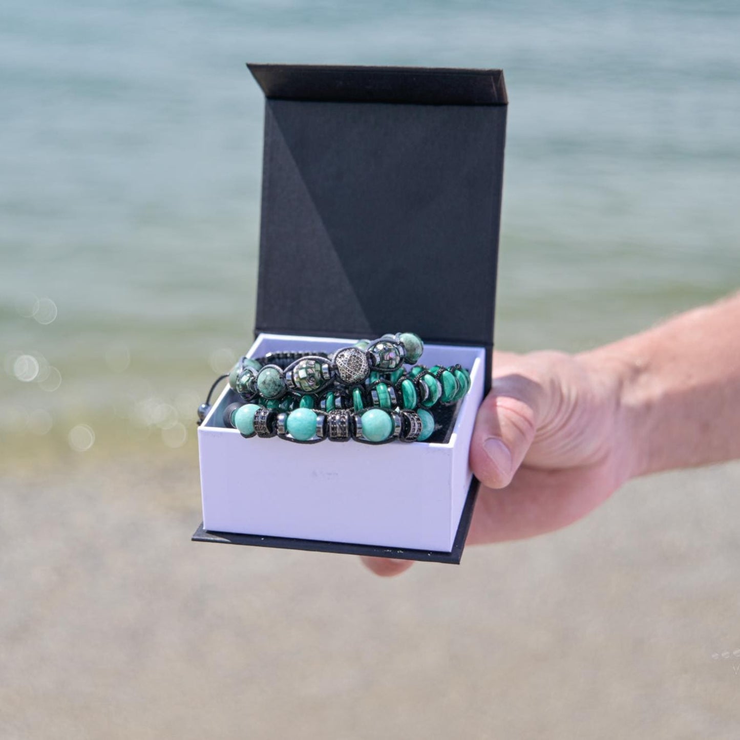 Emerald Bracelet Men, Men's Abalone Shell Emerald Braided Bracelet, Luxury Bracelet, Gift for Men, Gemstone Adjustable Bracelet, Men's Gift - Shamballa Bracelet - Birthstone Bracelet - Gemstone Bracelet Men - Chakra Bracelet - Macrame Bracelet - Healing Bracelet - Valinde - Shamballa Bracelet - Birthstone Bracelet - Gemstone Bracelet Men - Chakra Bracelet - Macrame Bracelet - Healing Bracelet - Valinde