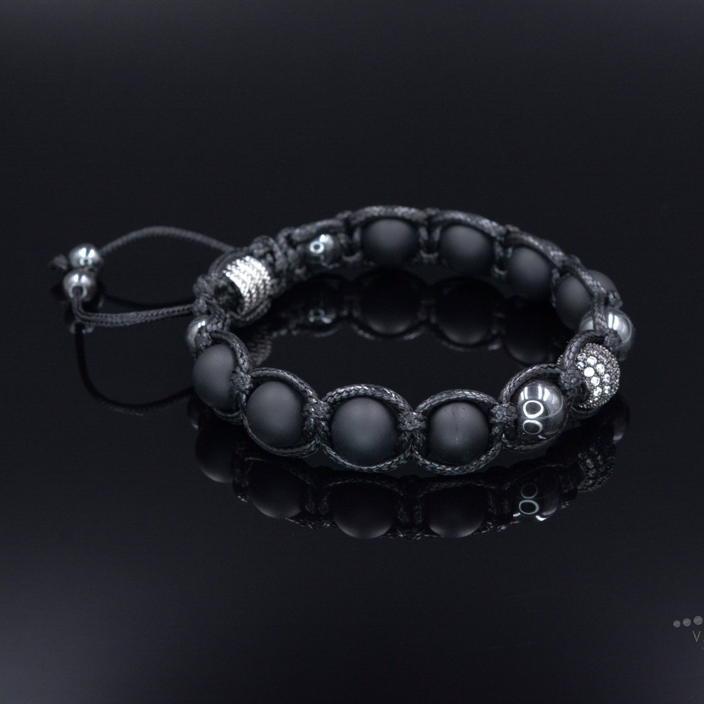 Men's Matte Agate Bracelet Beaded Bracelet Smoky Quartz Bracelet Gemstone Bracelet Macrame Bracelet - Shamballa Bracelet - Mantra Bracelet - Birthstone Bracelet - Gemstone Bracelet Men - Chakra Bracelet - Macrame Bracelet - Healing Bracelet - Valinde Gift for Men