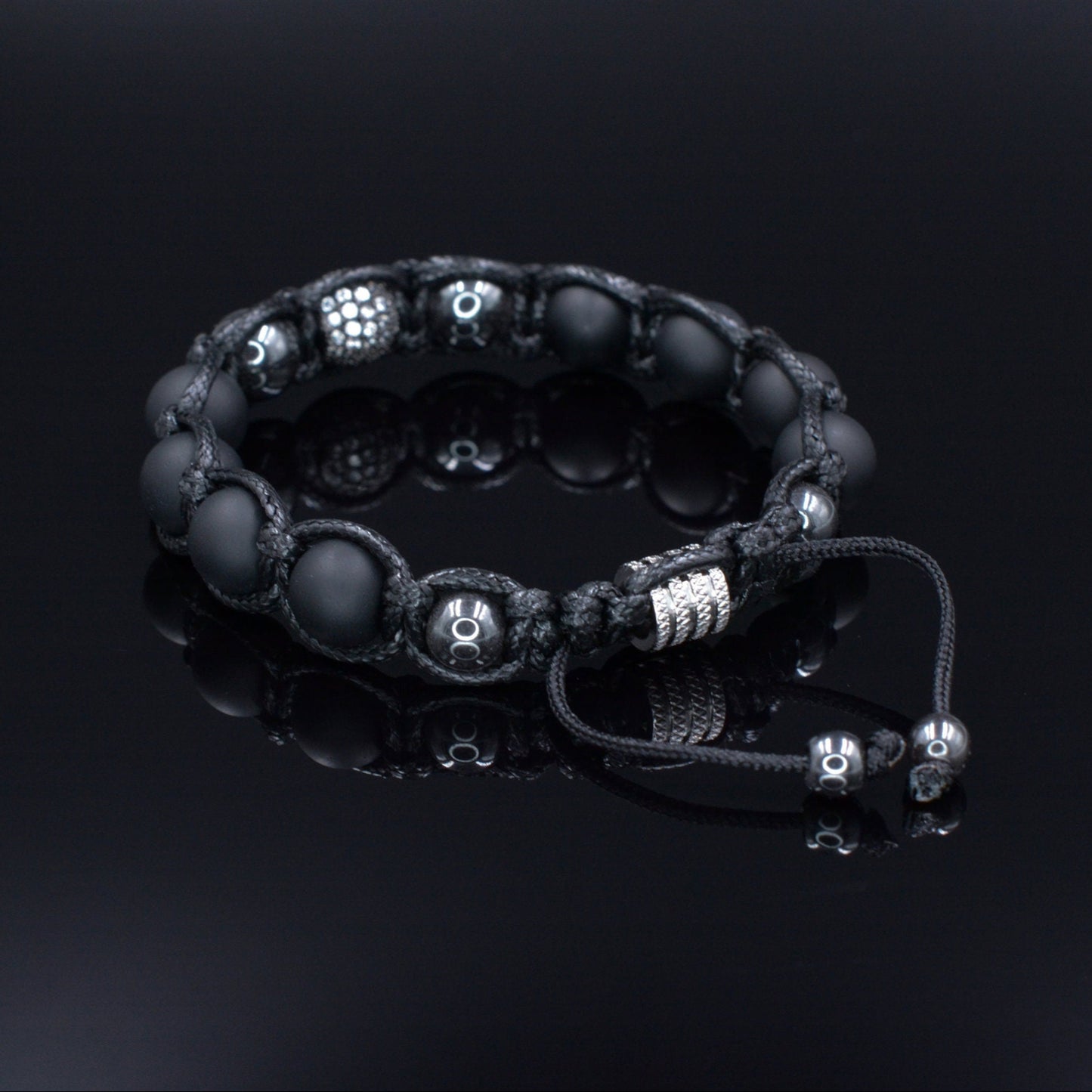 Men's Matte Agate Bracelet Beaded Bracelet Smoky Quartz Bracelet Gemstone Bracelet Macrame Bracelet - Shamballa Bracelet - Mantra Bracelet - Birthstone Bracelet - Gemstone Bracelet Men - Chakra Bracelet - Macrame Bracelet - Healing Bracelet - ValindeGift for Men