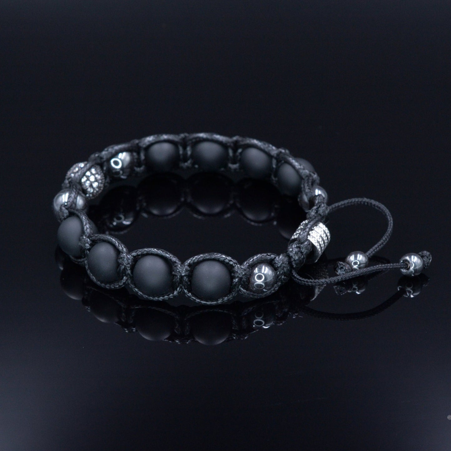 Men's Matte Agate Bracelet Beaded Bracelet Smoky Quartz Bracelet Gemstone Bracelet Macrame Bracelet - Shamballa Bracelet - Mantra Bracelet - Birthstone Bracelet - Gemstone Bracelet Men - Chakra Bracelet - Macrame Bracelet - Healing Bracelet - Valinde Gift for Men