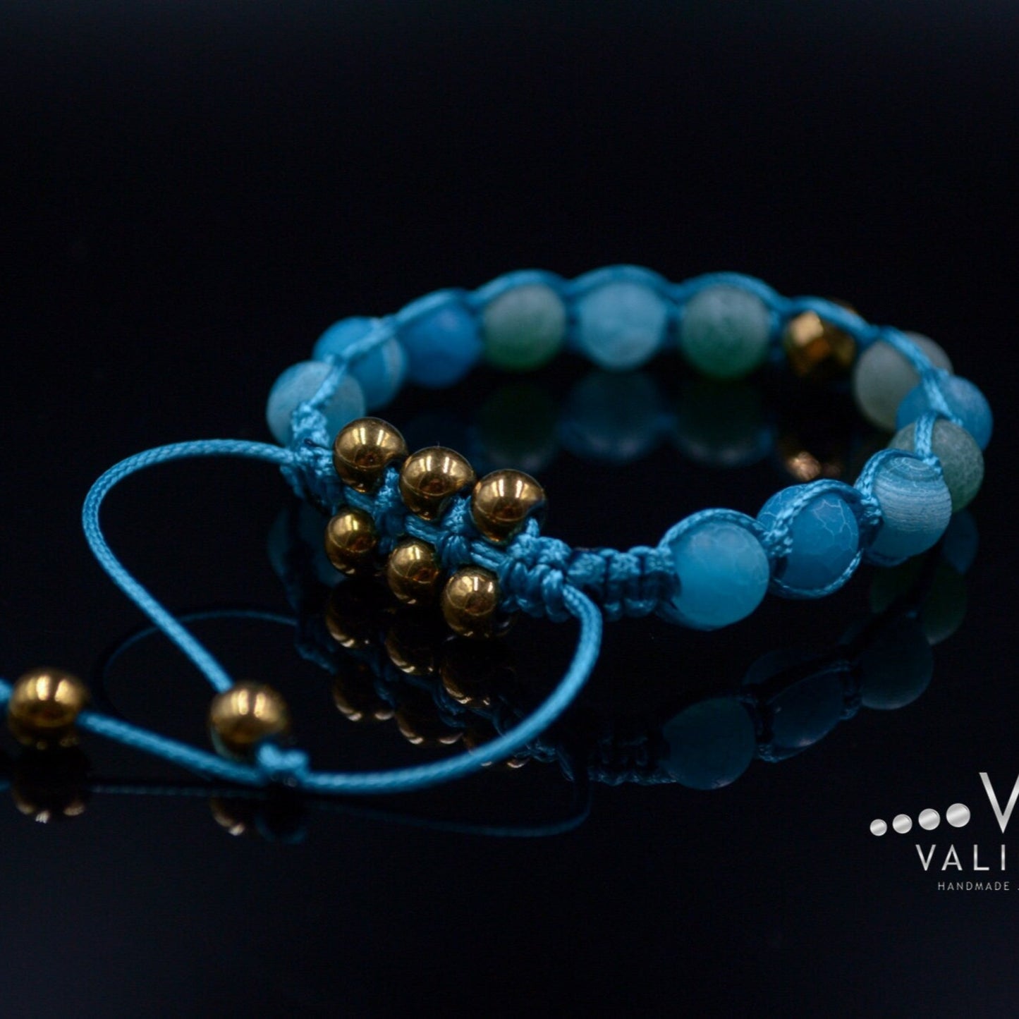 Gold Hematite Bracelet Set for Women Women's Agate Bracelet Gift for Women Adjustable Crystal Bracelet Macrame Bracelet Women's Gift - Shamballa Bracelet - Birthstone Bracelet - Gemstone Bracelet Women - Chakra Bracelet - Macrame Bracelet - Healing Bracelet - Valinde