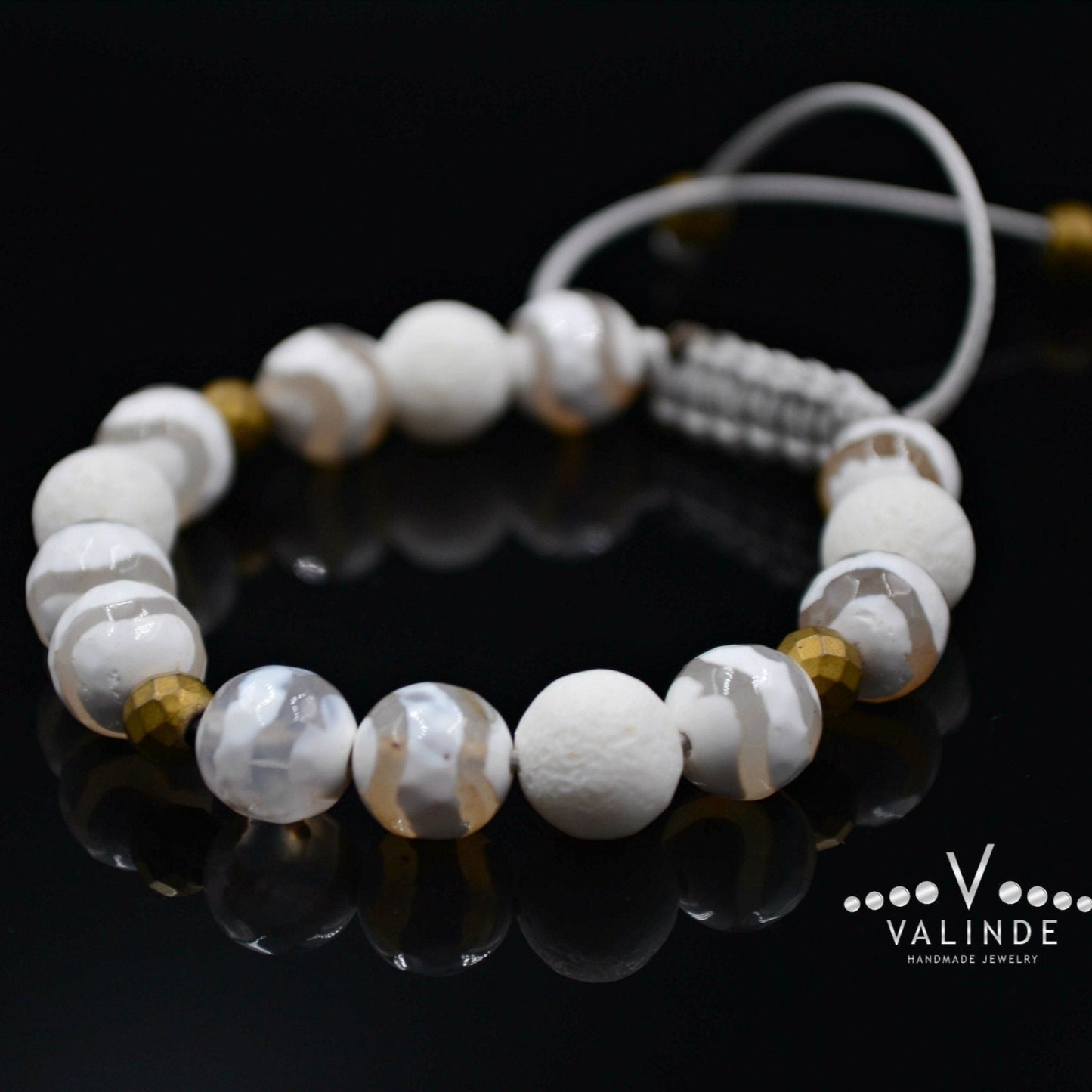 White Coral Beaded Bracelet Women's Agate Bracelet Macrame Bracelet Gift for Woman Everyday Bracelet Crystal Bracelet Hematite Bracelet- Shamballa Bracelet - Birthstone Bracelet - Gemstone Bracelet Men - Chakra Bracelet - Macrame Bracelet - Healing Bracelet - Valinde - Shamballa Bracelet - Birthstone Bracelet - Gemstone Bracelet Men - Chakra Bracelet - Macrame Bracelet - Healing Bracelet - Valinde