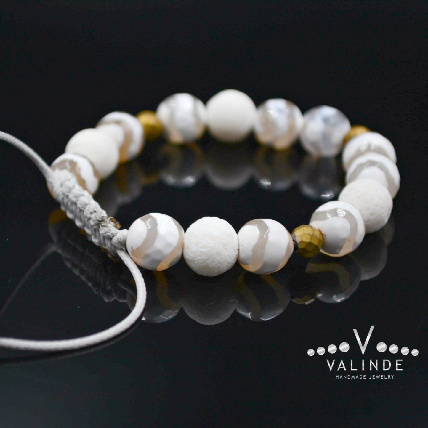 White Coral Beaded Bracelet Women's Agate Bracelet Macrame Bracelet Gift for Woman Everyday Bracelet Crystal Bracelet Hematite Bracelet- Shamballa Bracelet - Birthstone Bracelet - Gemstone Bracelet Men - Chakra Bracelet - Macrame Bracelet - Healing Bracelet - Valinde - Shamballa Bracelet - Birthstone Bracelet - Gemstone Bracelet Men - Chakra Bracelet - Macrame Bracelet - Healing Bracelet - Valinde