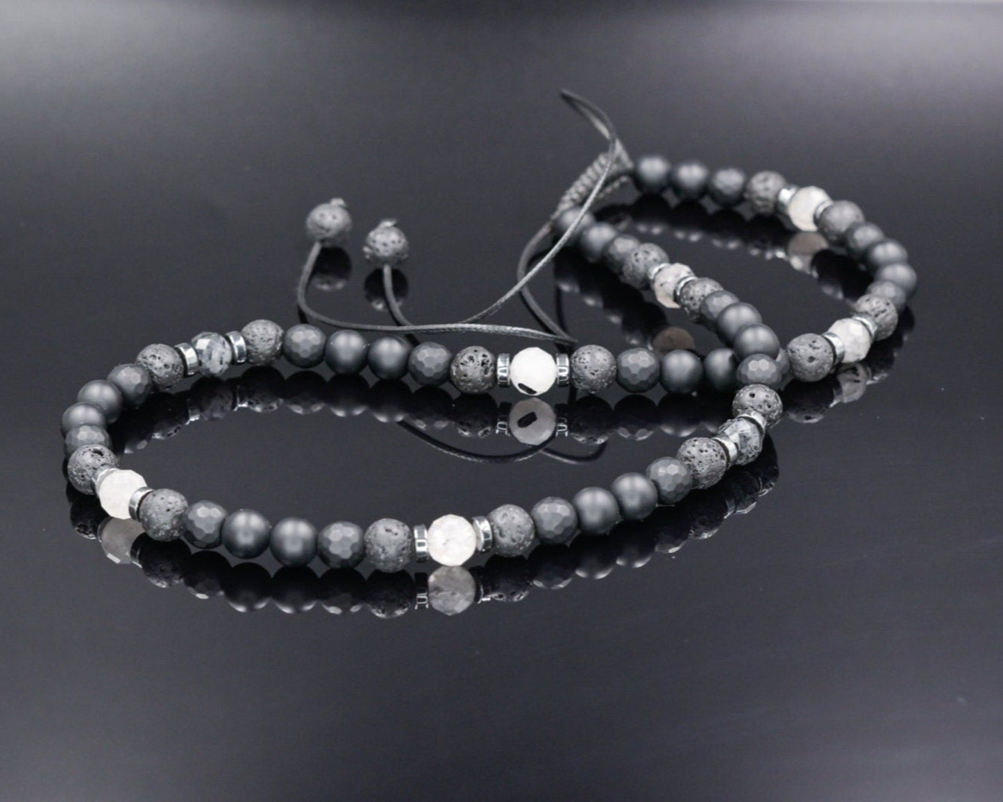 Amethyst Pendant Necklace, Men's Black Lava Stone Amethyst Agate Crystal Necklace, Long Beaded Adjustable Necklace, Gift for Men, Men's GiftMen's Black Onyx Necklace, Short Adjustable Necklace, Lava Stone Quartz Hematite Beads Necklace, Gift for Men, Black Lava Necklace for Men - Shamballa Necklace - Birthstone Necklace - Gemstone Necklace Men - Chakra Necklace - Yoga Necklace - Mantra Necklace -Macrame Necklace - Healing Necklace - Valinde