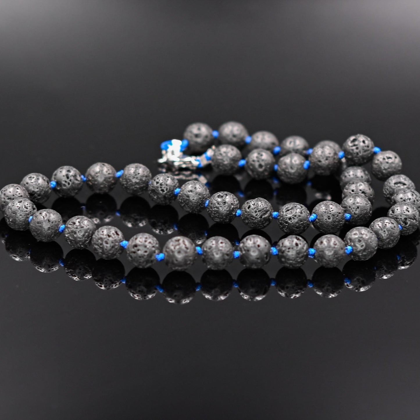 Men's Black Lava Necklace Choker Necklace Beaded Necklace Gift for Men Lava Stone Necklace Gemstone Necklace Short Necklace Black Necklace - Shamballa Necklace - Birthstone Necklace - Gemstone Necklace Men - Chakra Necklace - Yoga Necklace - Mantra Necklace -Macrame Necklace - Healing Necklace - Gift for Father - Gift For Men - Valinde