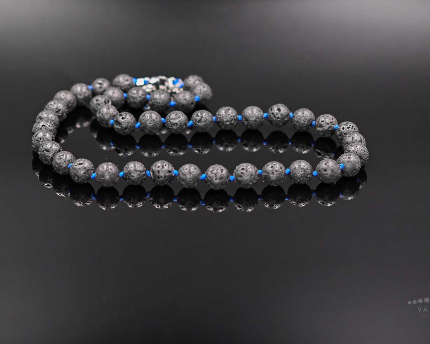 Men's Black Lava Necklace Choker Necklace Beaded Necklace Gift for Men Lava Stone Necklace Gemstone Necklace Short Necklace Black Necklace - Shamballa Necklace - Birthstone Necklace - Gemstone Necklace Men - Chakra Necklace - Yoga Necklace - Mantra Necklace -Macrame Necklace - Healing Necklace - Gift for Father - Gift For Men - Valinde