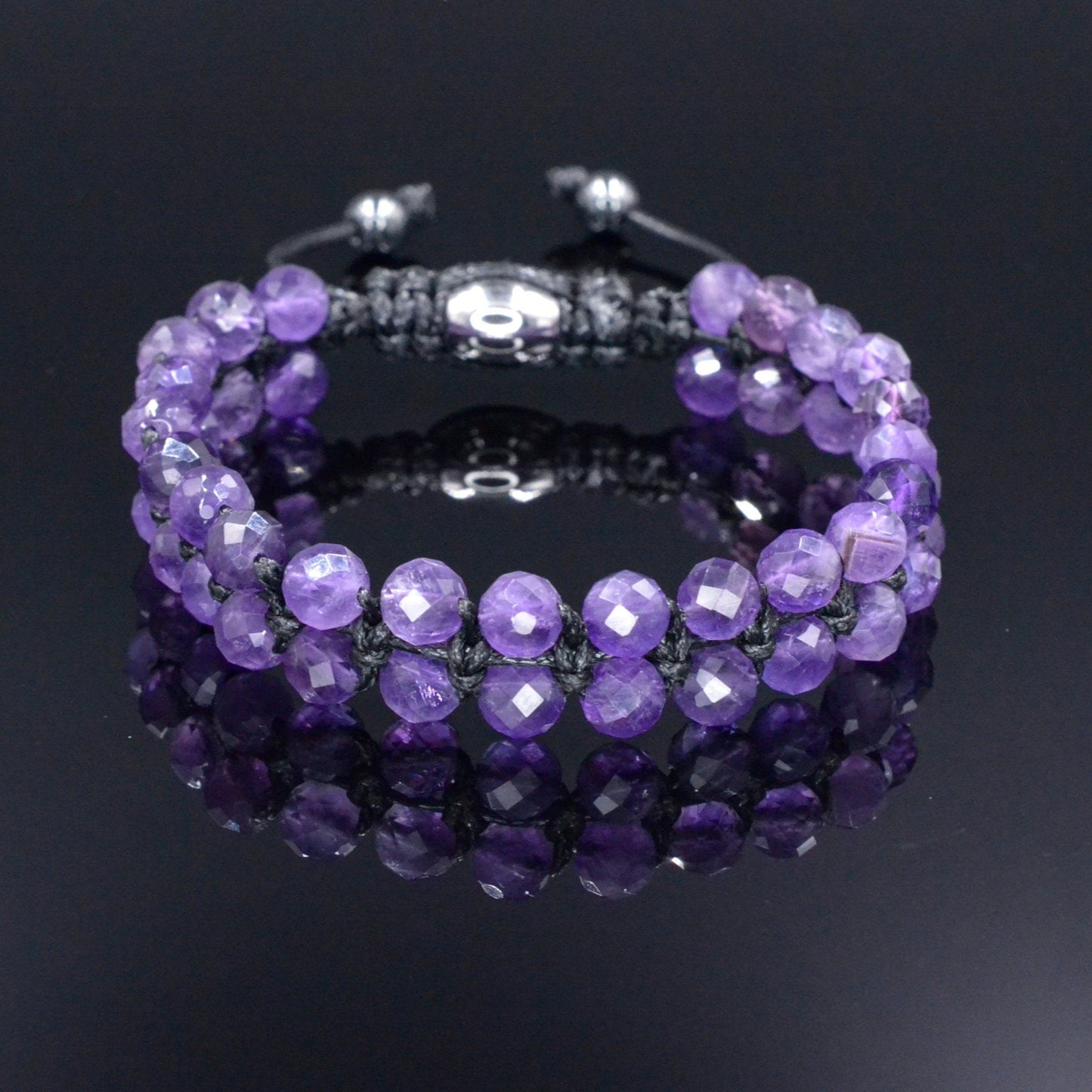  - Shamballa Bracelet - Birthstone Bracelet - Gemstone Bracelet Men - Chakra Bracelet - Macrame Bracelet - Healing Bracelet - Valinde