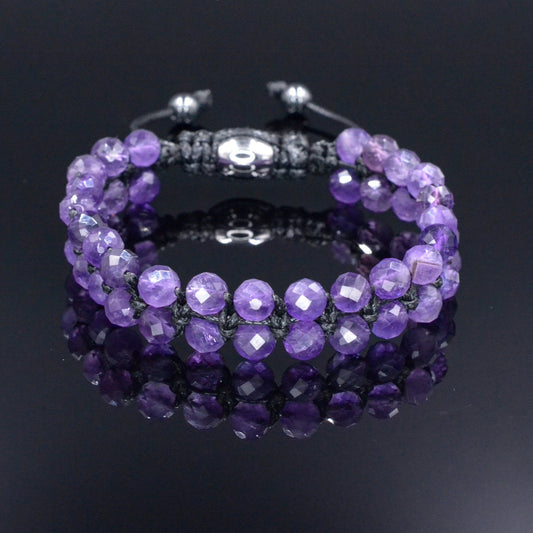  - Shamballa Bracelet - Birthstone Bracelet - Gemstone Bracelet Men - Chakra Bracelet - Macrame Bracelet - Healing Bracelet - Valinde