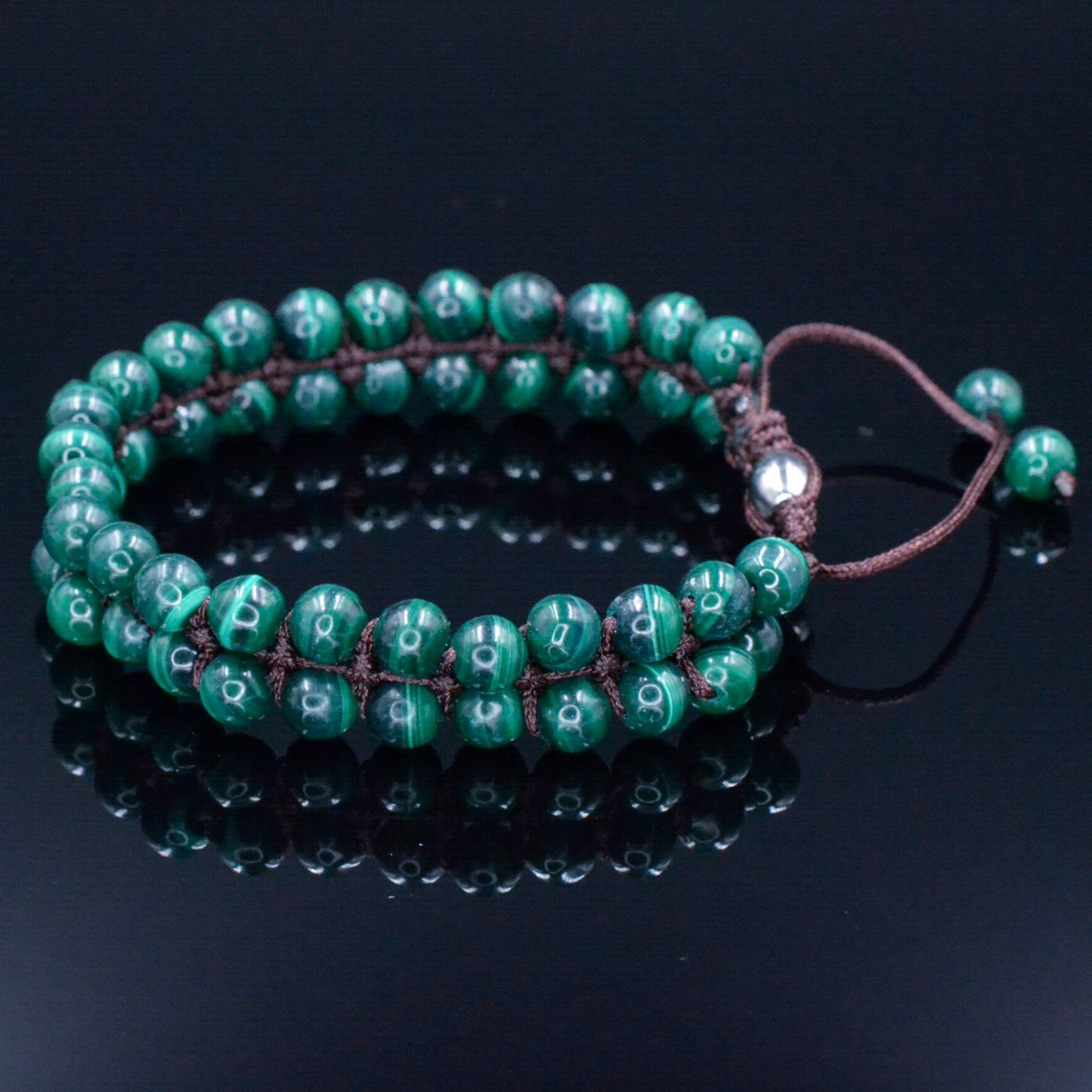 Malachite Minimalist Bracelet - Men's Double Row Adjustable Bracelet - Christmas Gift Men - Two Row Macrame Bracelet - Gemstone Bracelet - Shamballa Bracelet - Birthstone Bracelet - Gemstone Bracelet Men - Chakra Bracelet - Macrame Bracelet - Healing Bracelet - Valinde - Shamballa Bracelet - Birthstone Bracelet - Gemstone Bracelet Men - Chakra Bracelet - Macrame Bracelet - Healing Bracelet - Valinde
