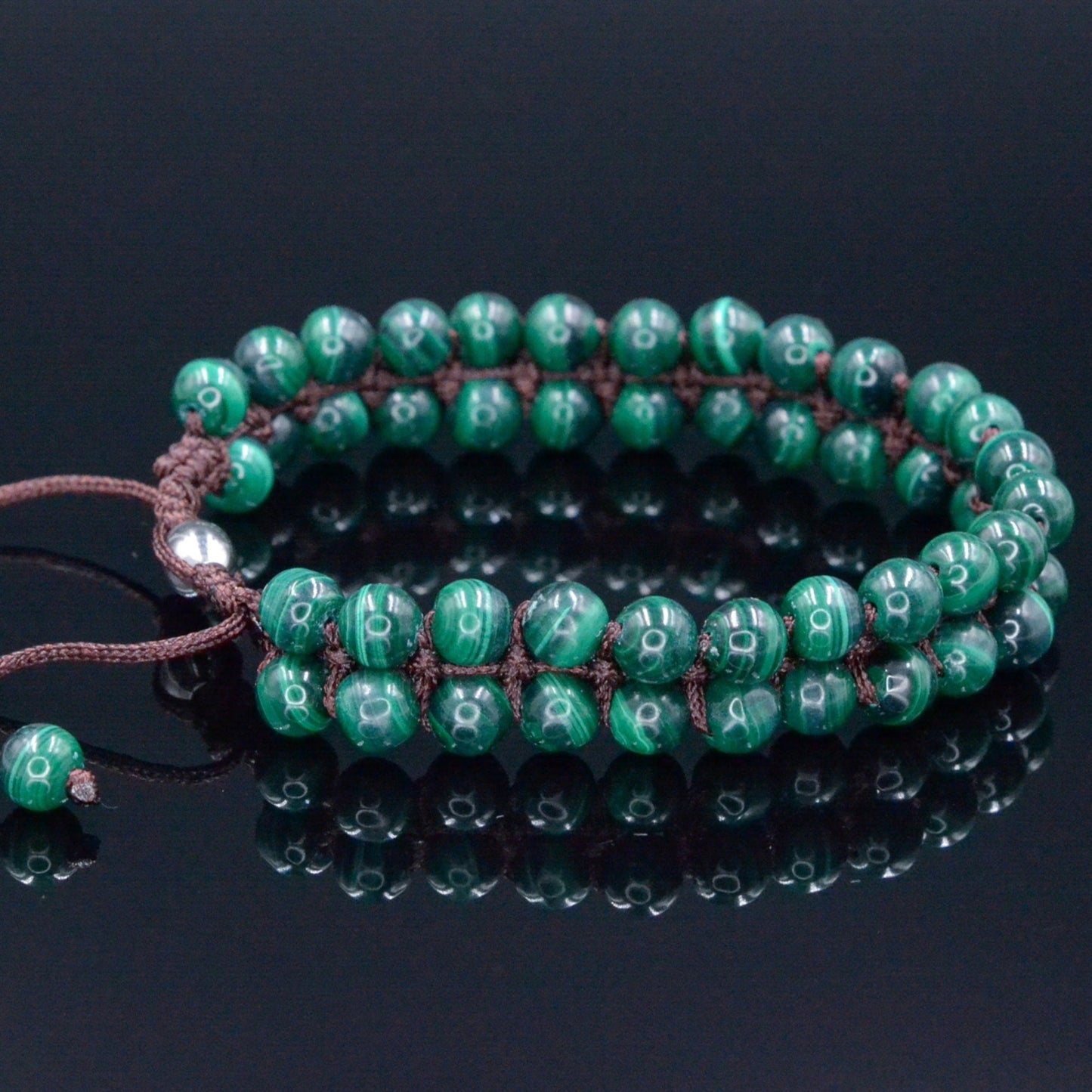 Malachite Minimalist Bracelet - Men's Double Row Adjustable Bracelet - Christmas Gift Men - Two Row Macrame Bracelet - Gemstone Bracelet - Shamballa Bracelet - Birthstone Bracelet - Gemstone Bracelet Men - Chakra Bracelet - Macrame Bracelet - Healing Bracelet - Valinde - Shamballa Bracelet - Birthstone Bracelet - Gemstone Bracelet Men - Chakra Bracelet - Macrame Bracelet - Healing Bracelet - Valinde
