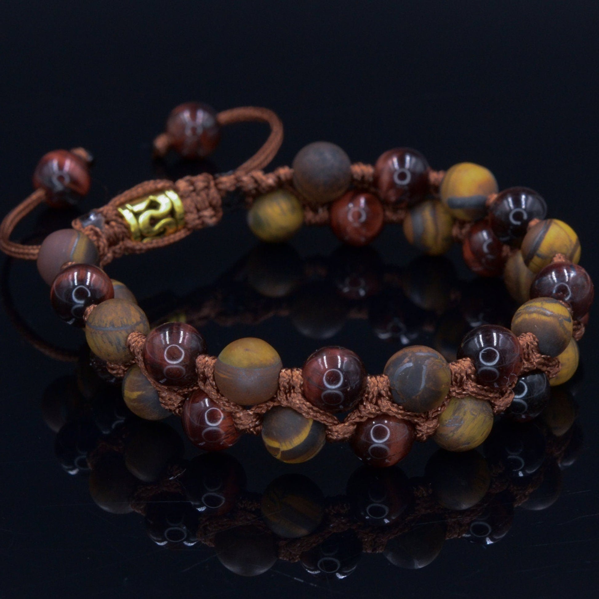 Men's Tiger Eye Double Bracelet Red Tiger's Eye Bracelet Double Row Bead Bracelet Macrame Adjustable Bracelet Gifts for Men Stone Bracelet - Shamballa Bracelet - Birthstone Bracelet - Gemstone Bracelet Men - Chakra Bracelet - Macrame Bracelet - Healing Bracelet - Valinde - Shamballa Bracelet - Birthstone Bracelet - Gemstone Bracelet Men - Chakra Bracelet - Macrame Bracelet - Healing Bracelet - Valinde
