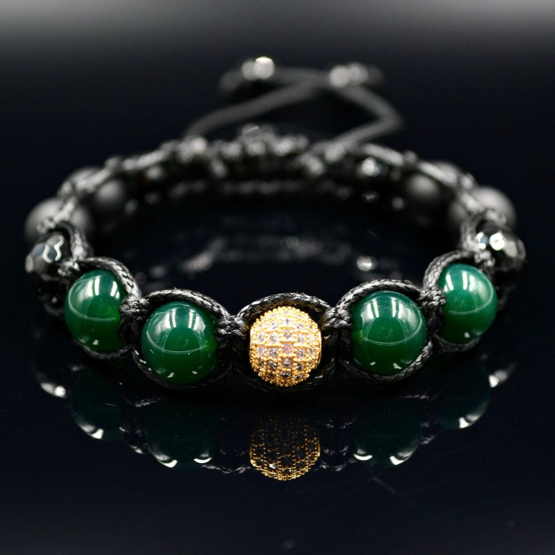 Men's Green Agate Bracelet Cubic Zirconia Bracelet Macrame Beaded Bracelet Faceted Agate Beads Bracelet Zirconia Bracelet Stone Bracelet - Shamballa Bracelet - Birthstone Bracelet - Gemstone Bracelet Men - Chakra Bracelet - Macrame Bracelet - Healing Bracelet - Valinde - Shamballa Bracelet - Birthstone Bracelet - Gemstone Bracelet Men - Chakra Bracelet - Macrame Bracelet - Healing Bracelet - Valinde