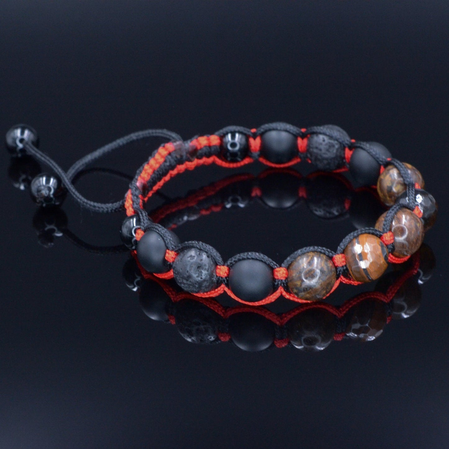Men's Braided Bracelet / Bronzite Bracelet / Black Onyx Bracelet /Tiger's Eye Bracelet / Gift for Men / Adjustable Macrame Bracelet - Shamballa Bracelet - Birthstone Bracelet - Gemstone Bracelet Men - Chakra Bracelet - Macrame Bracelet - Healing Bracelet - Valinde - Shamballa Bracelet - Birthstone Bracelet - Gemstone Bracelet Men - Chakra Bracelet - Macrame Bracelet - Healing Bracelet - Valinde
