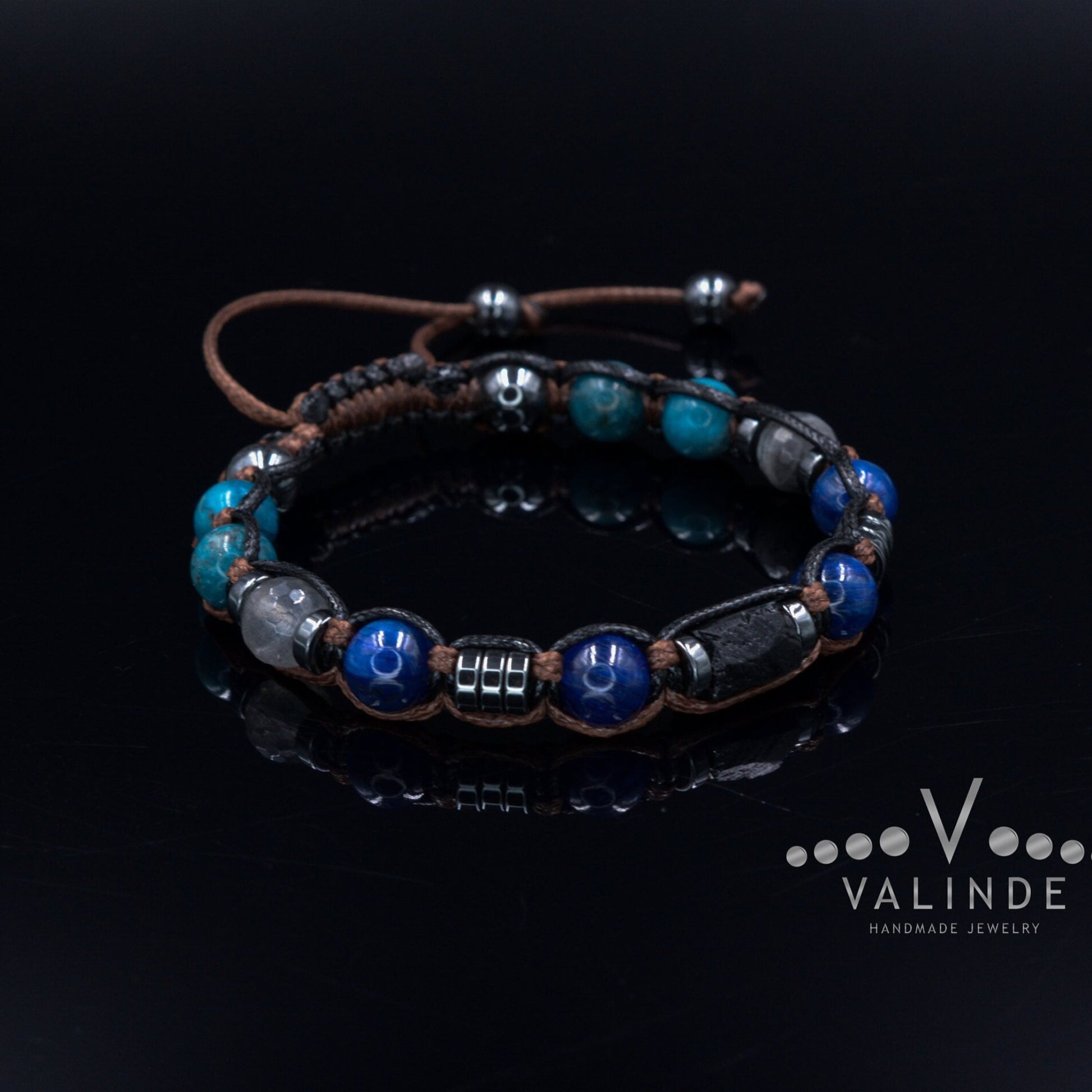 Men's Blue Kyanite Bracelet Black Tourmaline Bead Bracelet Gift for Men Apatite and Labradorite Bracelet Crystal Bracelet Luxury Gift - Shamballa Bracelet - Birthstone Bracelet - Gemstone Bracelet Men - Chakra Bracelet - Macrame Bracelet - Healing Bracelet - Valinde - Shamballa Bracelet - Birthstone Bracelet - Gemstone Bracelet Men - Chakra Bracelet - Macrame Bracelet - Healing Bracelet - Valinde