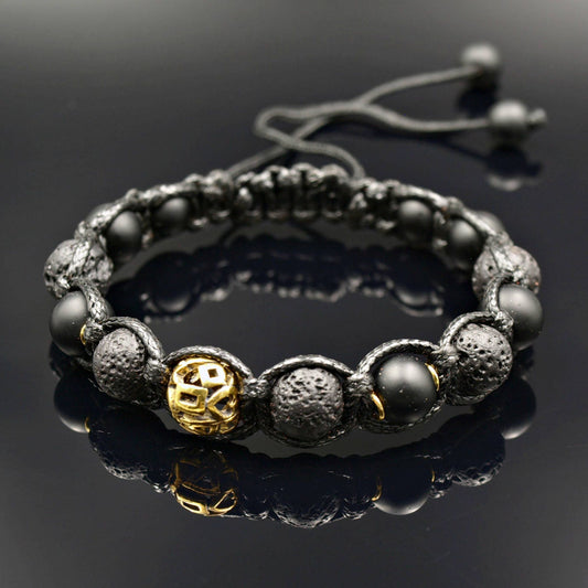 Men's Stone Bracelet Lava Stone Bracelet Gemstone Bracelet Fathers Day Gift Gift for Men Onyx Bracelet Beaded Bracelet Macrame Bracelet - Shamballa Bracelet - Birthstone Bracelet - Gemstone Bracelet Men - Chakra Bracelet - Macrame Bracelet - Healing Bracelet - Valinde - Shamballa Bracelet - Birthstone Bracelet - Gemstone Bracelet Men - Chakra Bracelet - Macrame Bracelet - Healing Bracelet - Valinde