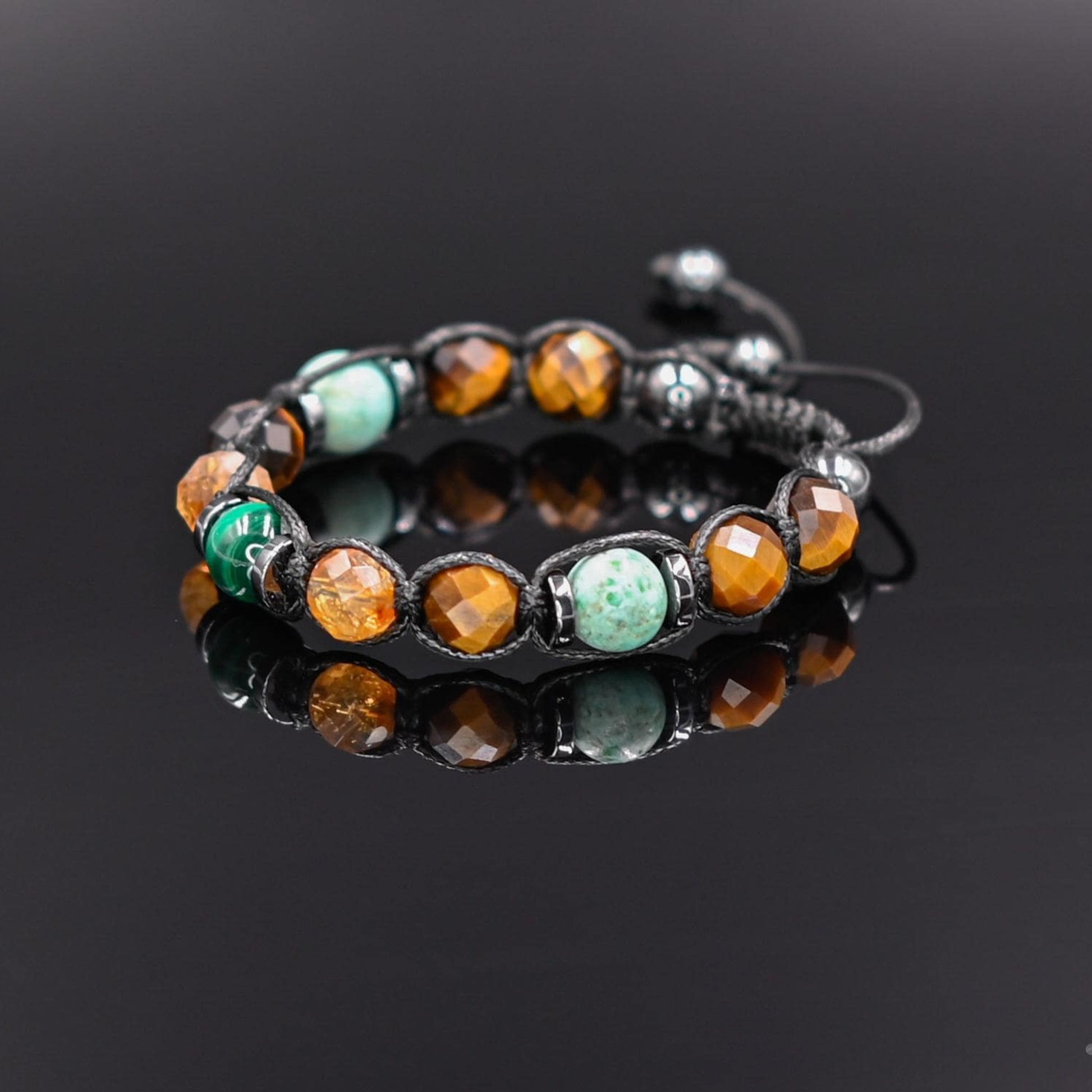 Men's Natural Stone Bracelet, Malachite, Tiger Eye Citrine Amazonite Macrame Hematite Beaded Bracelet, Protection Gift for Him, Protective Bracelet, Geometric Stone Bracelet, Adjustable Bracelet Gemstone Macrame Adjustable Bracelet - Gift for Him, Healing Stone Jewelry, Natural Macrame Bracelet for Him, Protection Energy Gift, Adjustable Bracelet for Him, Healing Gemstone Gift, Father's Day Gift, Protection Bracelet, Crystal Gift for Him, February Birthstone, Protection Bracelet gift for Him, Healing Crysta