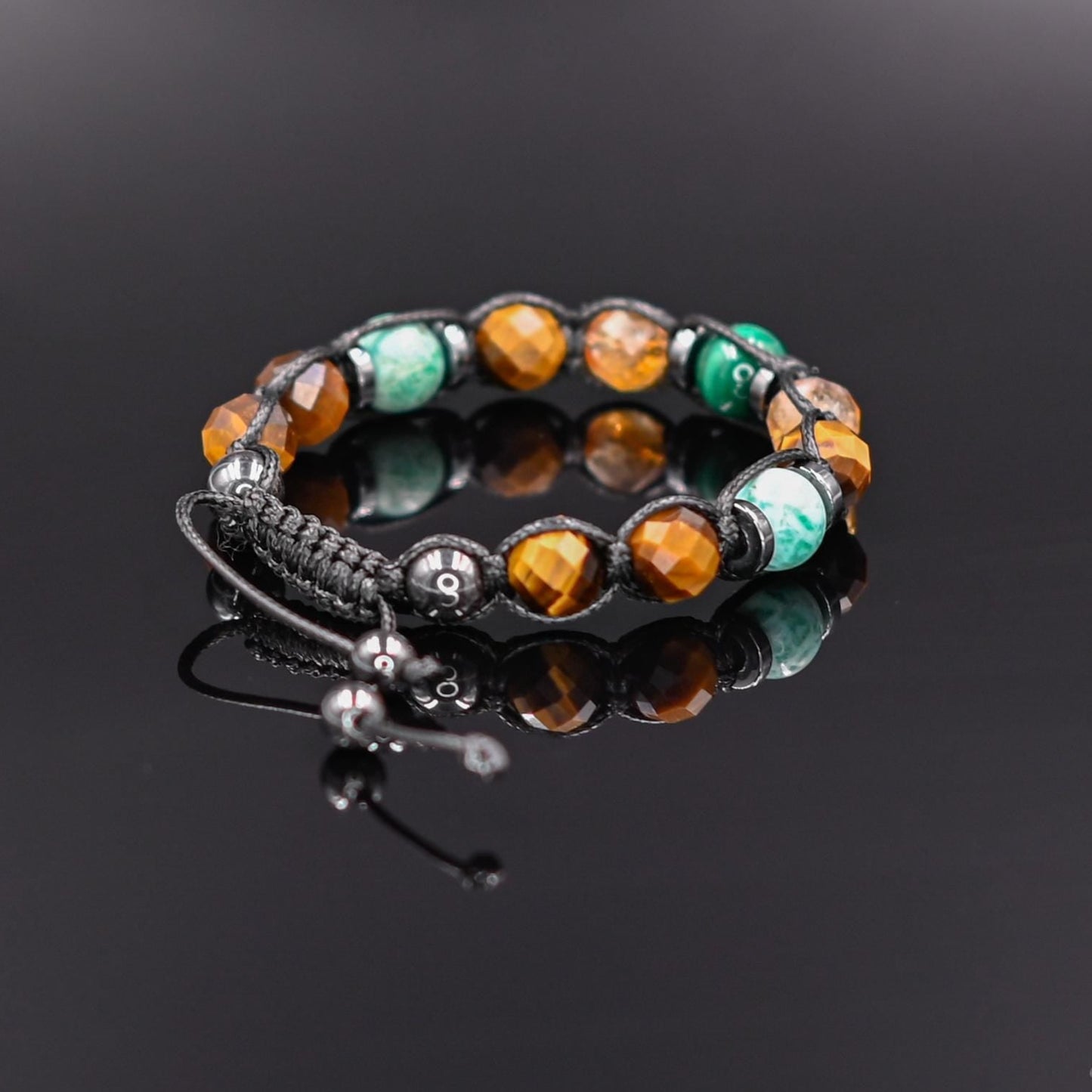 Men's Natural Stone Bracelet, Malachite, Tiger Eye Citrine Amazonite Macrame Hematite Beaded Bracelet, Protection Gift for Him, Protective Bracelet, Geometric Stone Bracelet, Adjustable Bracelet Gemstone Macrame Adjustable Bracelet - Gift for Him, Healing Stone Jewelry, Natural Macrame Bracelet for Him, Protection Energy Gift, Adjustable Bracelet for Him, Healing Gemstone Gift, Father's Day Gift, Protection Bracelet, Crystal Gift for Him, February Birthstone, Protection Bracelet gift for Him, Healing Crysta