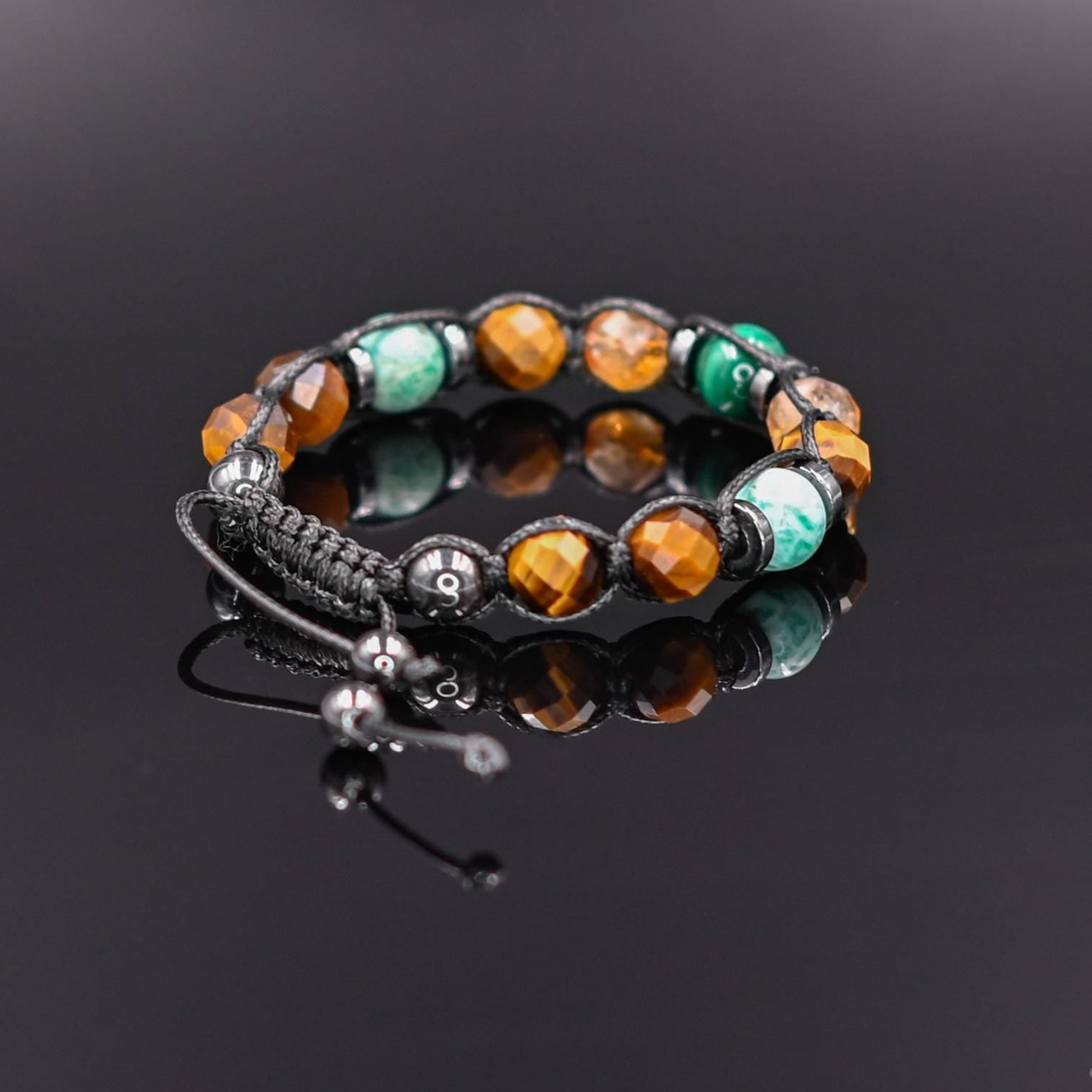 Men's Natural Stone Bracelet, Malachite, Tiger Eye Citrine Amazonite Macrame Hematite Beaded Bracelet, Protection Gift for Him, Protective Bracelet, Geometric Stone Bracelet, Adjustable Bracelet Gemstone Macrame Adjustable Bracelet - Gift for Him, Healing Stone Jewelry, Natural Macrame Bracelet for Him, Protection Energy Gift, Adjustable Bracelet for Him, Healing Gemstone Gift, Father's Day Gift, Protection Bracelet, Crystal Gift for Him, February Birthstone, Protection Bracelet gift for Him, Healing Crysta
