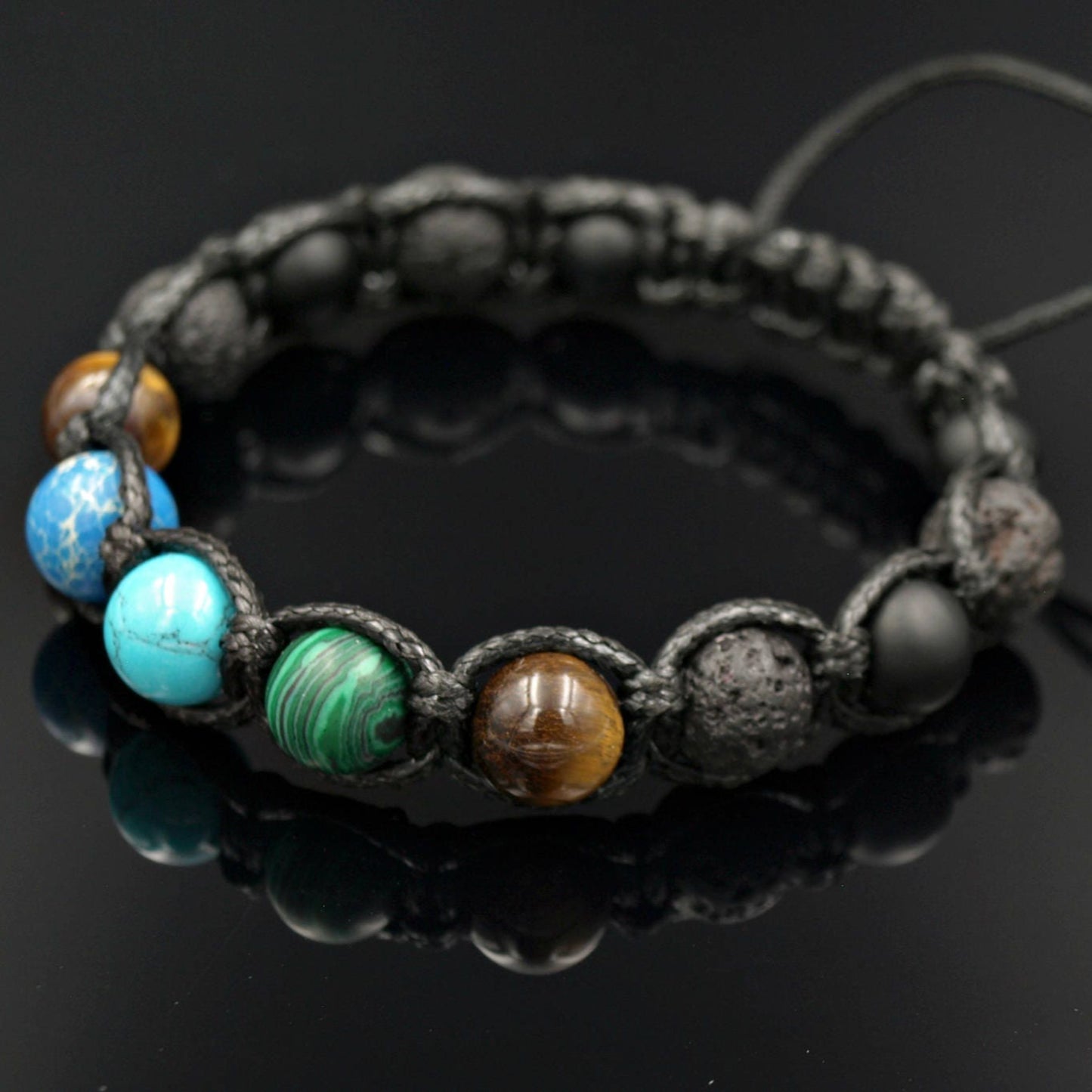 Summer Bracelet Men's Bracelet Gemstone Bracelet Lava Stone Bracelet Beaded Bracelet Macrame Bracelet Tiger Eye Bracelet Gift for Men - Shamballa Bracelet - Birthstone Bracelet - Gemstone Bracelet Men - Chakra Bracelet - Macrame Bracelet - Healing Bracelet - Valinde - Shamballa Bracelet - Birthstone Bracelet - Gemstone Bracelet Men - Chakra Bracelet - Macrame Bracelet - Healing Bracelet - Valinde
