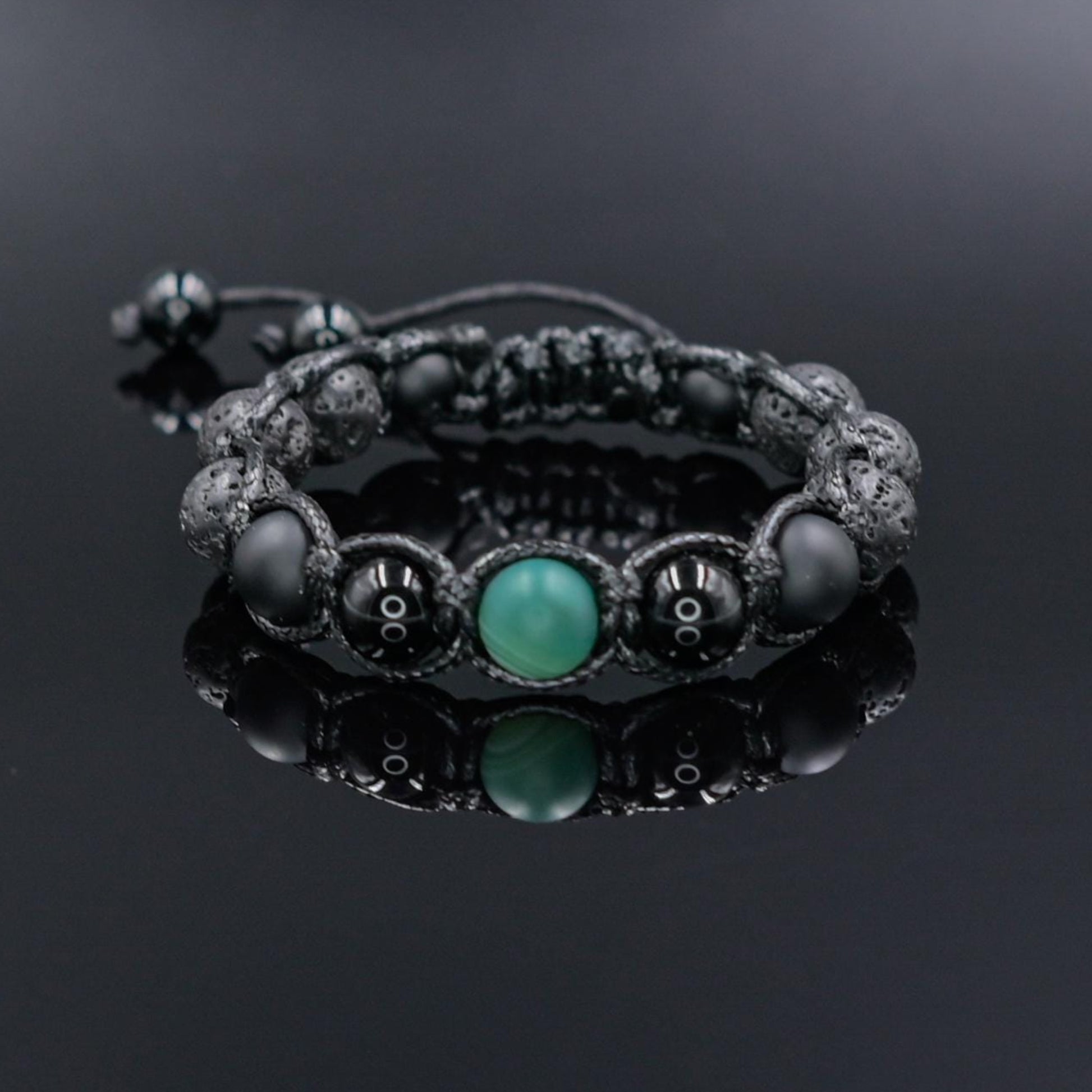 Men's Agate Bracelet Lava Stone Bracelet Gemstone Bracelet Beaded Bracelet Gift for Men Macrame Bracelet Men's Jewelry For Men - Shamballa Bracelet - Mantra Bracelet  -  Yoga Bracelet -  Birthstone Bracelet - Gemstone Bracelet Men - Chakra Bracelet - Macrame Bracelet - Healing Bracelet - Gift for Father - Gift For Men - Valinde
