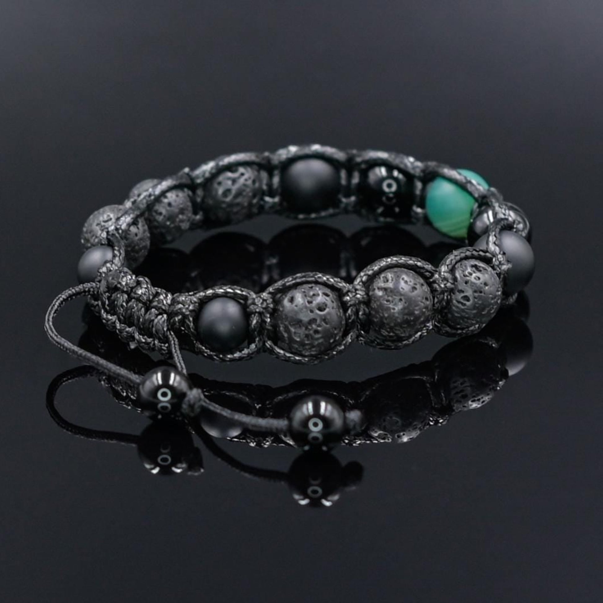 Men's Agate Bracelet Lava Stone Bracelet Gemstone Bracelet Beaded Bracelet Gift for Men Macrame Bracelet Men's Jewelry For Men - Shamballa Bracelet - Mantra Bracelet  -  Yoga Bracelet -  Birthstone Bracelet - Gemstone Bracelet Men - Chakra Bracelet - Macrame Bracelet - Healing Bracelet - Gift for Father - Gift For Men - Valinde
