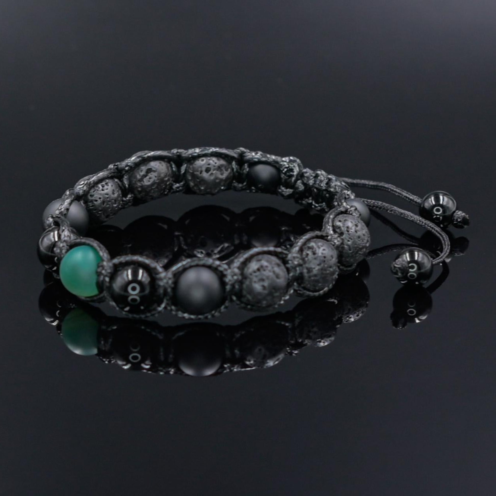 Men's Agate Bracelet Lava Stone Bracelet Gemstone Bracelet Beaded Bracelet Gift for Men Macrame Bracelet Men's Jewelry For Men - Shamballa Bracelet - Mantra Bracelet  -  Yoga Bracelet -  Birthstone Bracelet - Gemstone Bracelet Men - Chakra Bracelet - Macrame Bracelet - Healing Bracelet - Gift for Father - Gift For Men - Valinde

