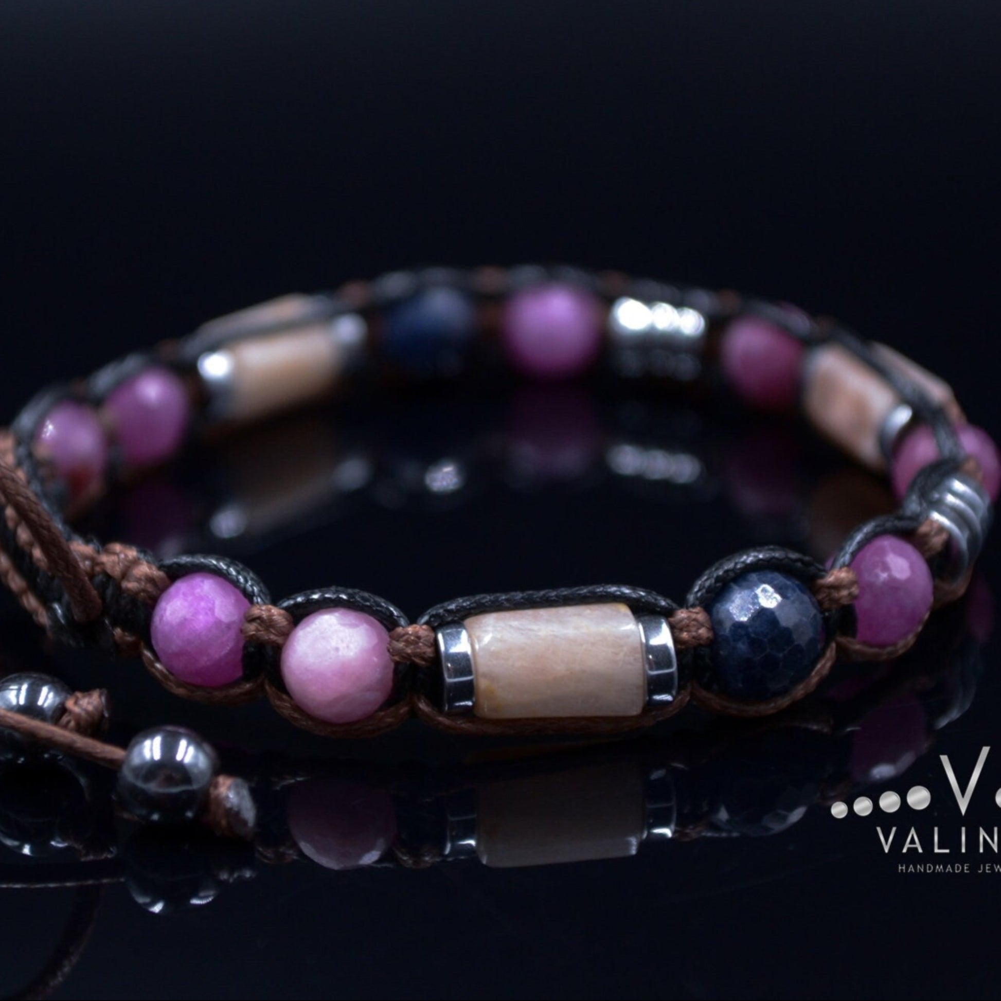 Men's Ruby Bracelet Sapphire Bracelet Gift for Men Genuine Ruby Jewelry Adjustable Crystal Bracelet Man Gemstone Bracelet Sunstone Bracelet - Shamballa Bracelet - Mantra Bracelet  -  Yoga Bracelet -  Birthstone Bracelet - Gemstone Bracelet Men - Chakra Bracelet - Macrame Bracelet - Healing Bracelet - Gift for Father - Gift For Men - Valinde
