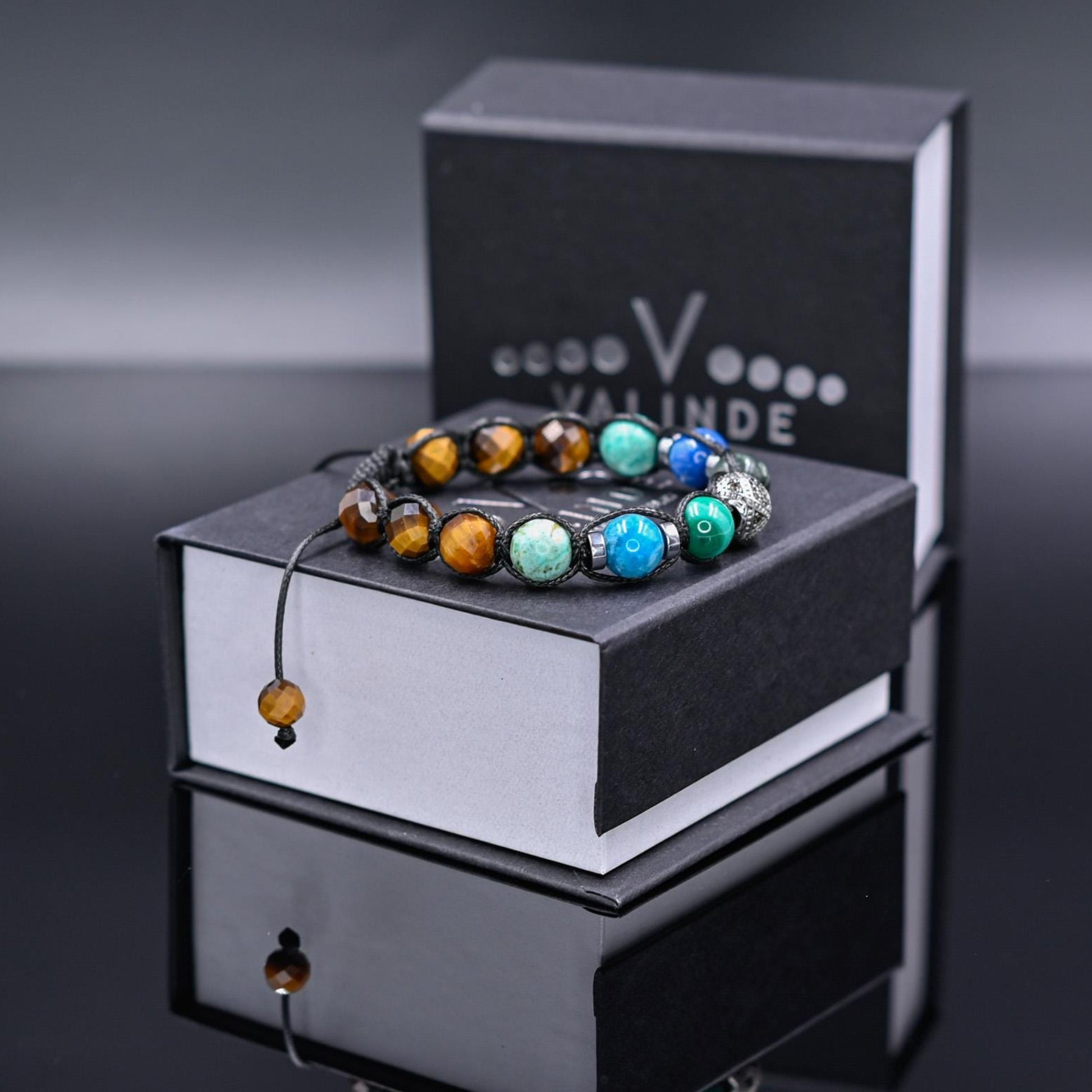 925 Silver Malachite Kyanite Tiger's Eye Gemstone Bracelet, Men's Amazonite Braided Bracelet, Gift for Men, Adjustable Bracelet,Gift for Him - Shamballa Bracelet - Birthstone Bracelet - Gemstone Bracelet Men - Chakra Bracelet - Macrame Bracelet - Healing Bracelet - Valinde - Shamballa Bracelet - Birthstone Bracelet - Gemstone Bracelet Men - Chakra Bracelet - Macrame Bracelet - Healing Bracelet - Valinde
