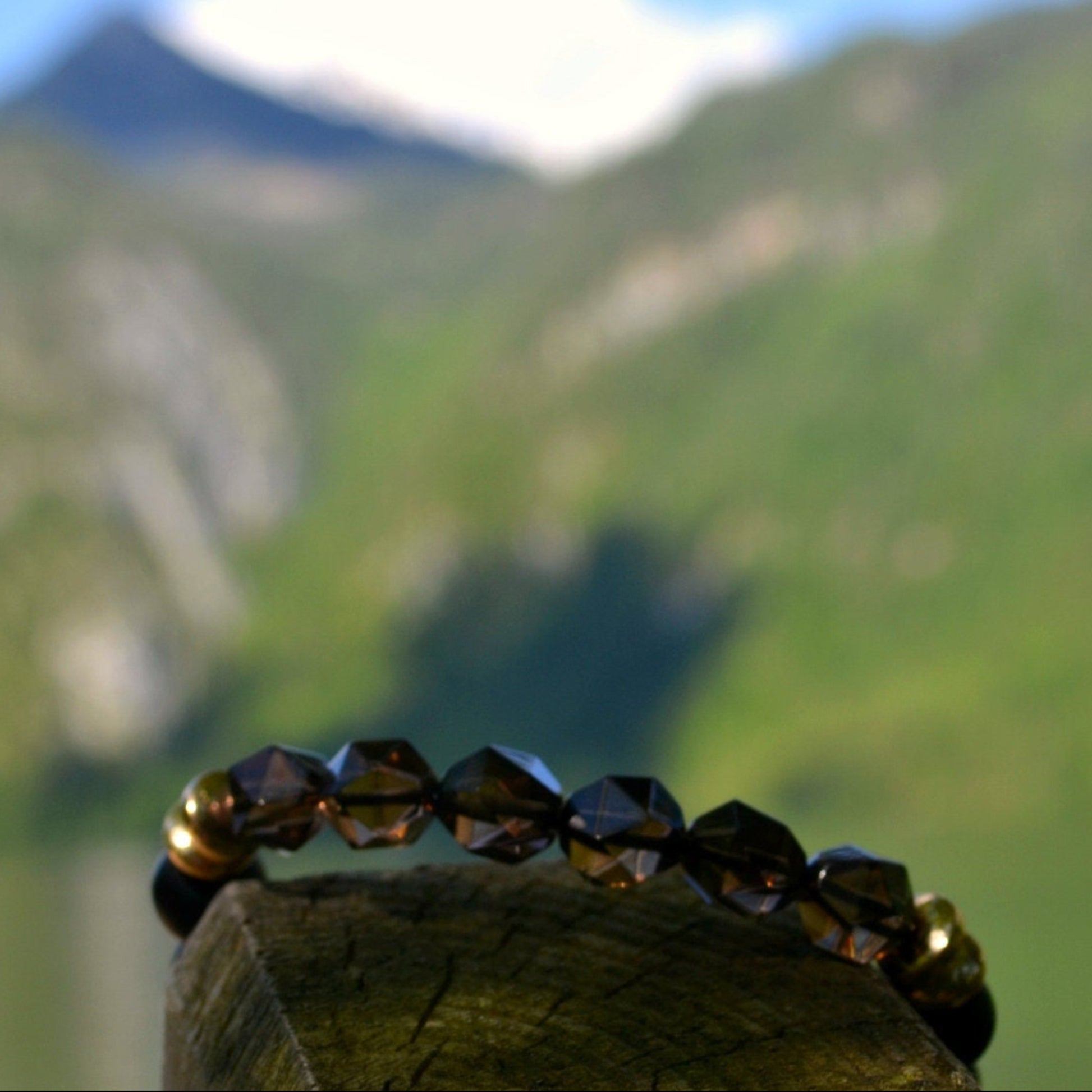 Men's Raw Smoky Quartz Bracelet Crystal Luxury Bracelet Black Onyx Beads Bracelet Gift for Men Adjustable Stone Bracelet Gift for Husband   - Shamballa Bracelet - Mantra Bracelet  -  Birthstone Bracelet - Gemstone Bracelet Men - Chakra Bracelet - Macrame Bracelet - Healing Bracelet - Valinde
