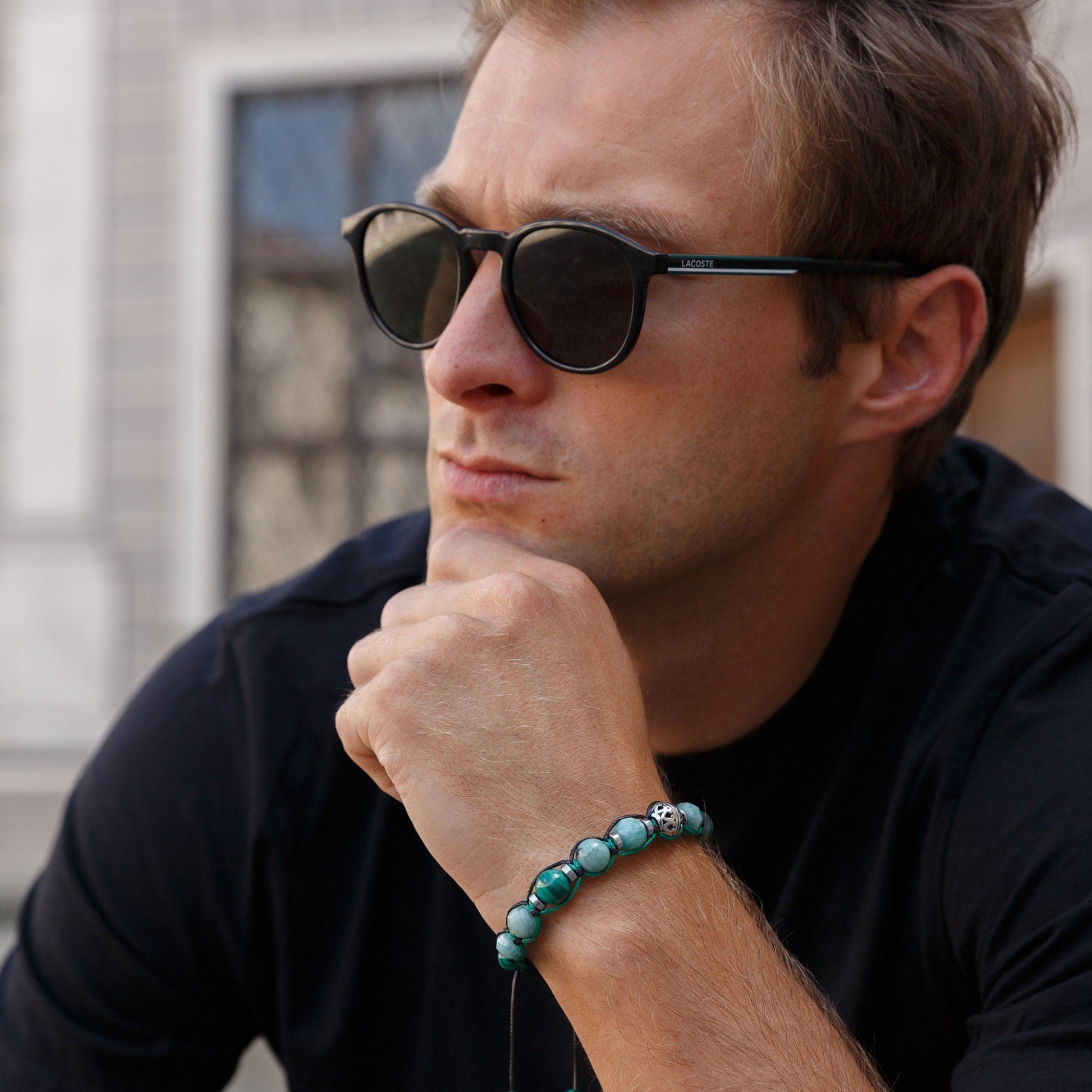 Genuine Malachite Bracelet for Men - Men's Black Onyx Agate Bracelet - Adjustable Macrame Bracelet - Gift for Men - Christmas Gift for MenAmazonite Emerald Bracelet for Men - Men's Malachite Crystal Bracelet - 925 Silver Bead Bracelet - Gift for Men -Adjustable Braided Bracelet - Shamballa Bracelet - Birthstone Bracelet - Gemstone Bracelet Men - Chakra Bracelet - Macrame Bracelet - Healing Bracelet - Valinde - Shamballa Bracelet - Birthstone Bracelet - Gemstone Bracelet Men - Chakra Bracelet - Macrame Brace